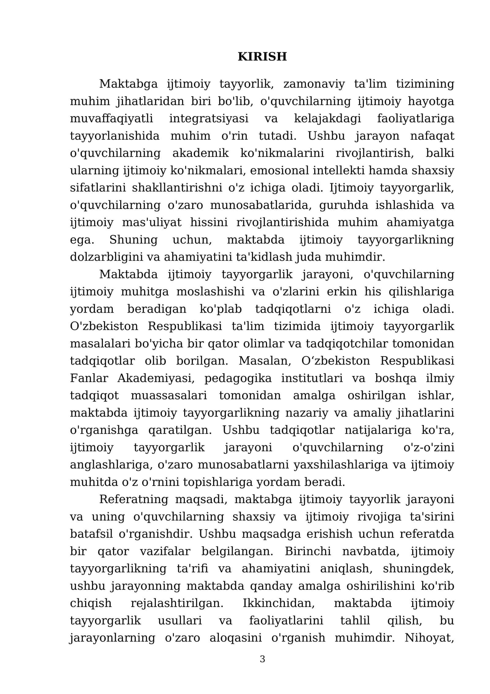 Maktabga ijtimoiy tayyorlik 3