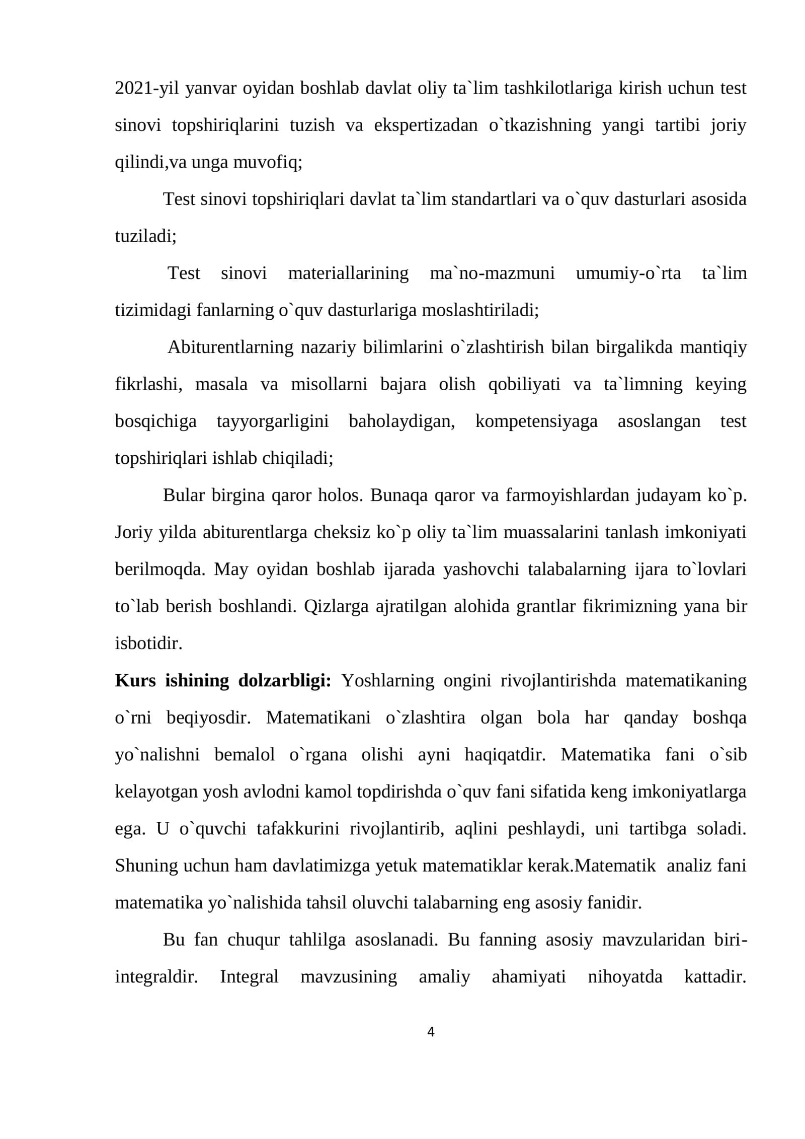 Differensial hisobning ba'zi bir tadbiqlari 3