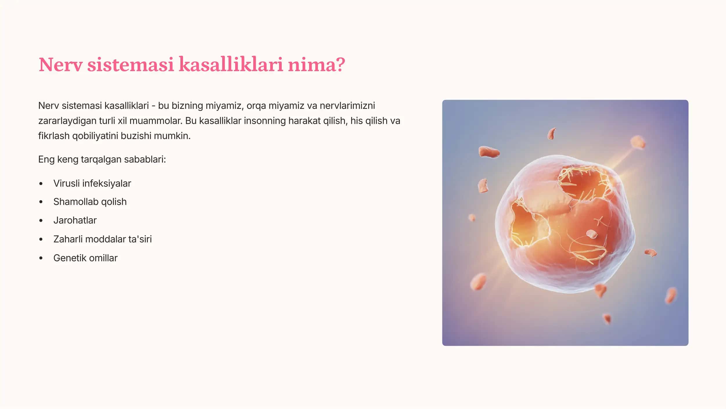 Nerv sistemasi kasalliklari va ularning oldini olish 3