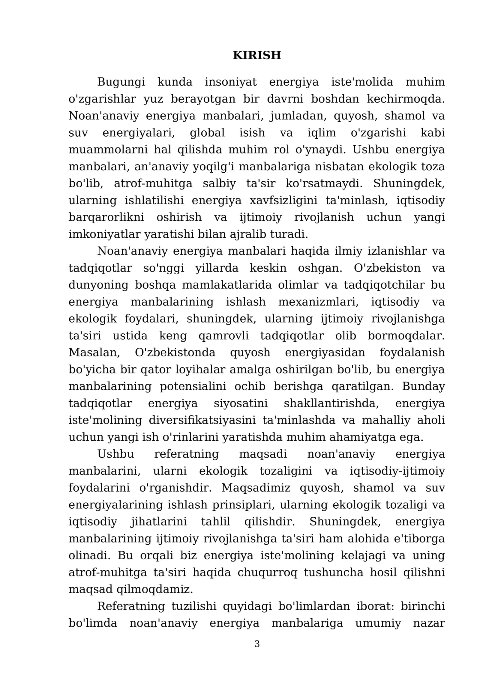 Noananaviy energiya manbalari 3