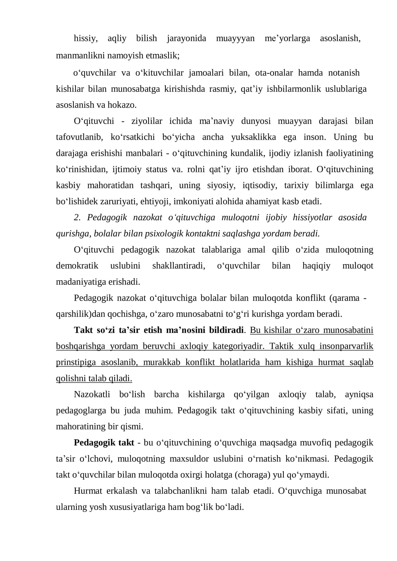Pedagogning kasbiy madaniyati 3