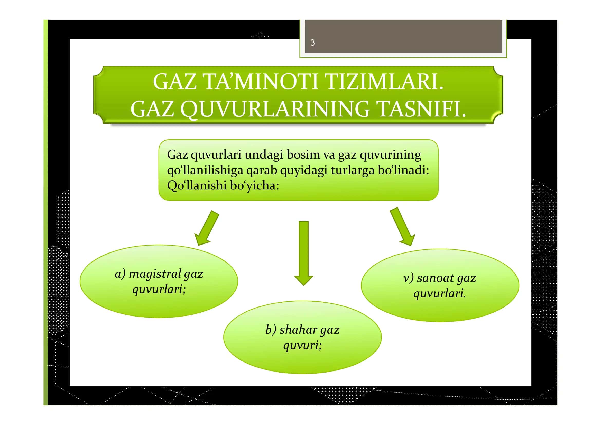 GAZ TA’MINOTI TIZIMLARI 3