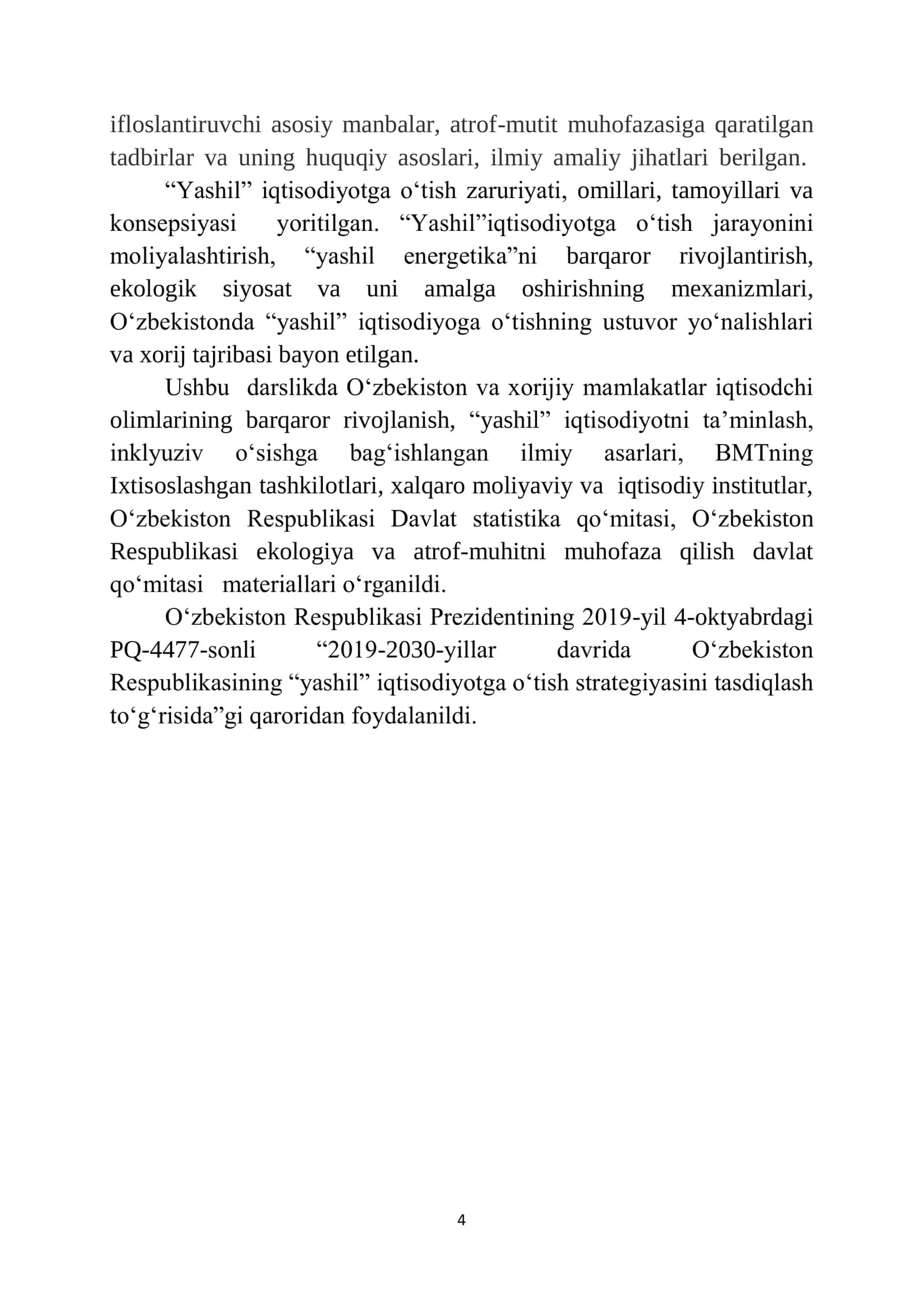 YASHIL IQTISODIYOT DARSLIK 3