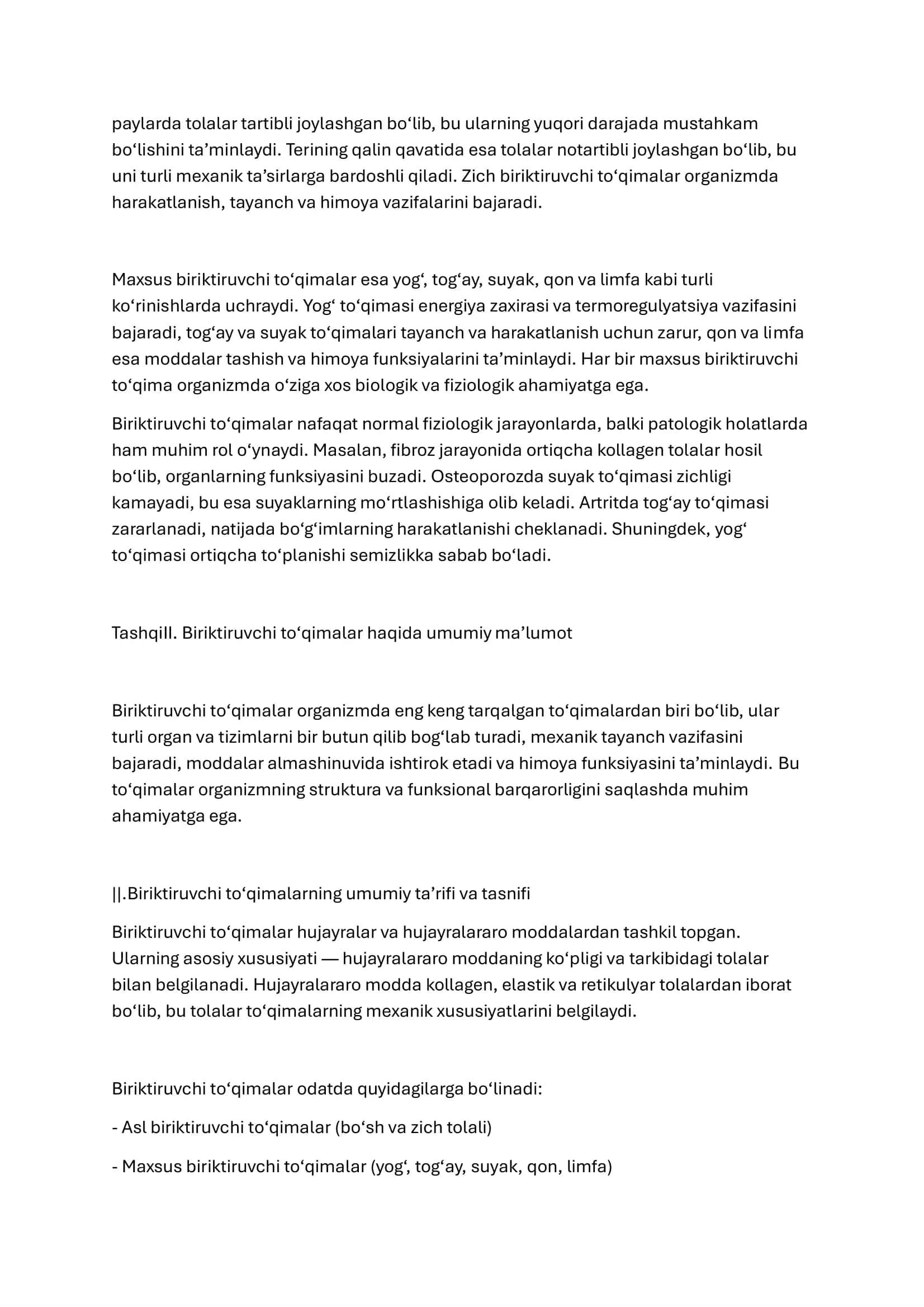 Zich va maxsus biriktiruvchi to‘qimalar 3