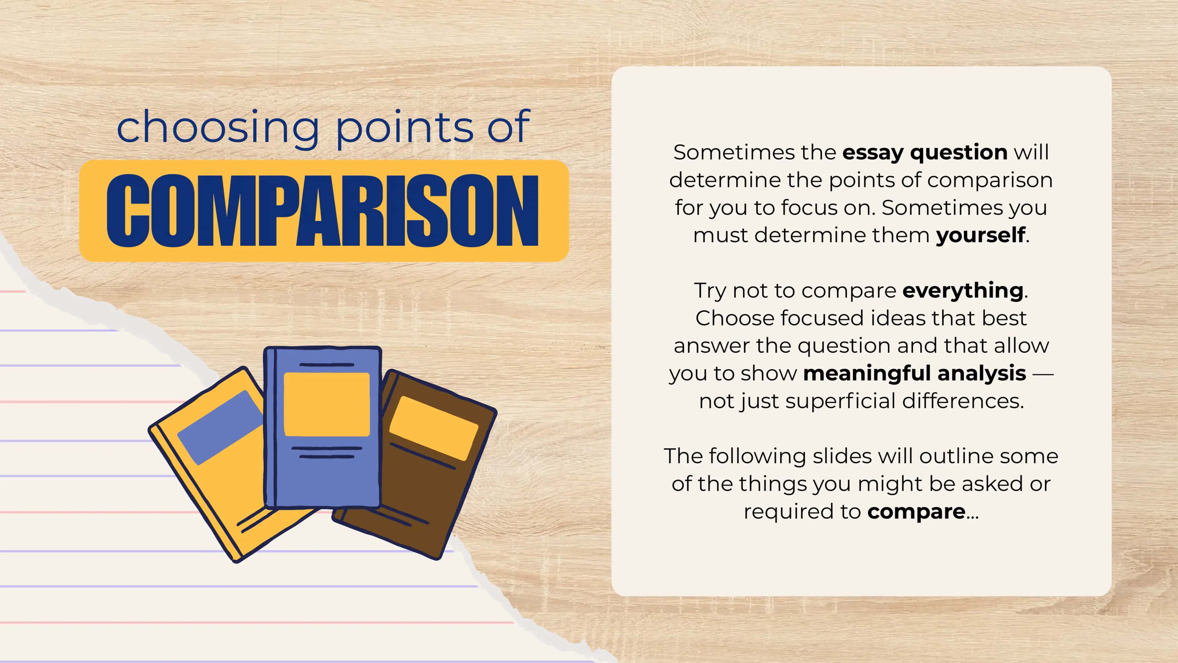 Comparative Writing in English Course 3