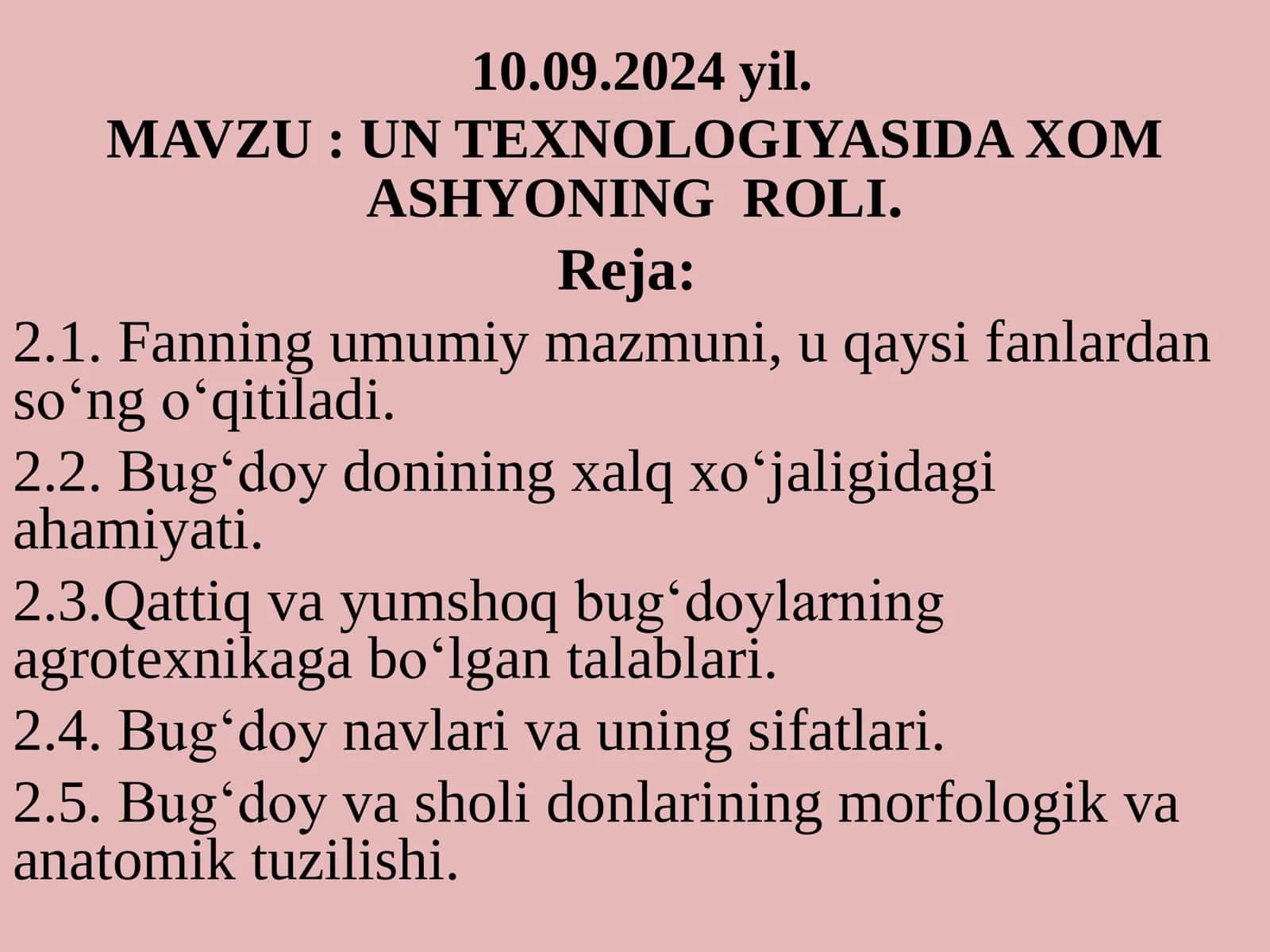 Un ishlab chiqarish texnologiyasi 1 3