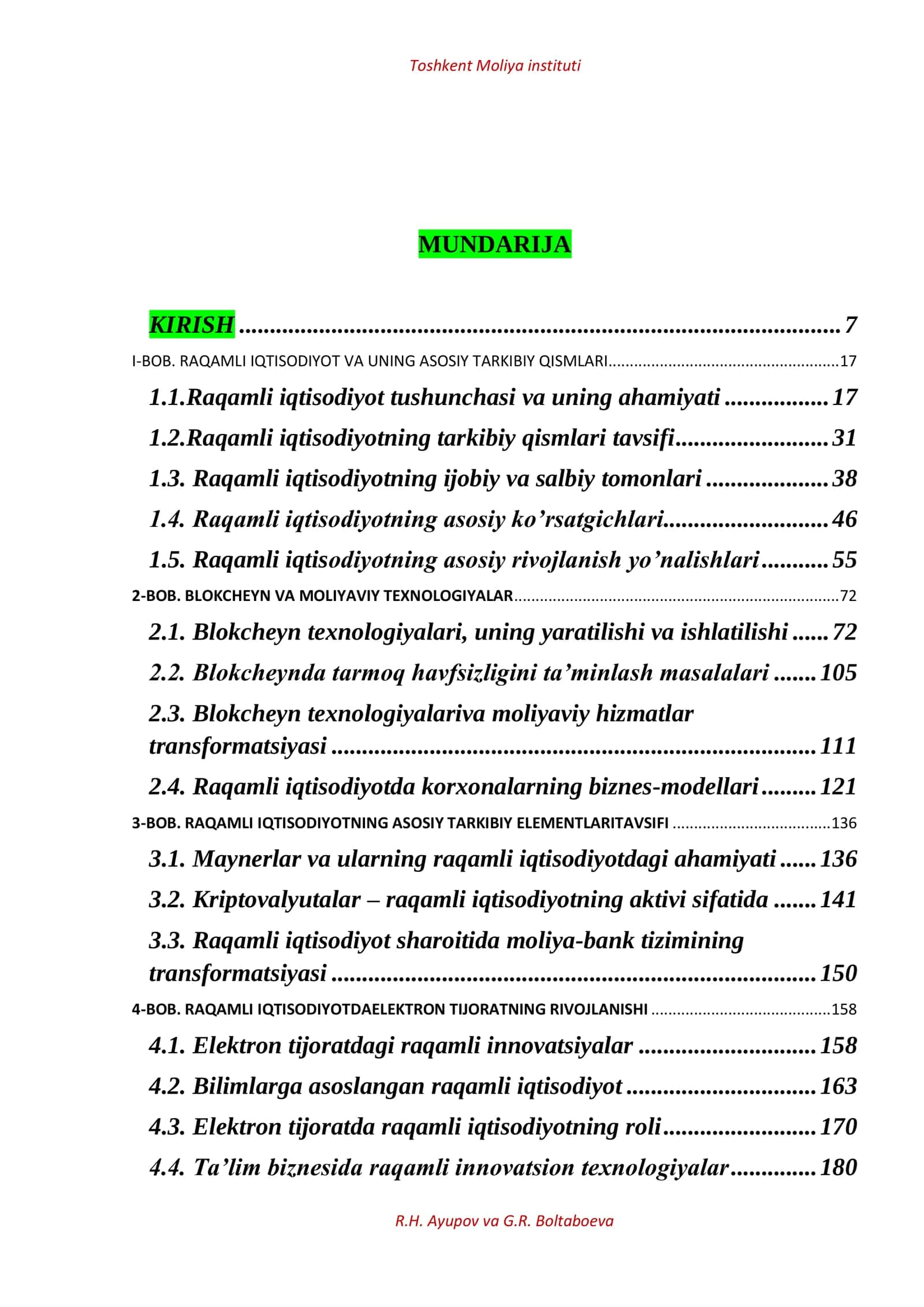 RAQAMLI IQTISODIYOT ASOSLARI 3