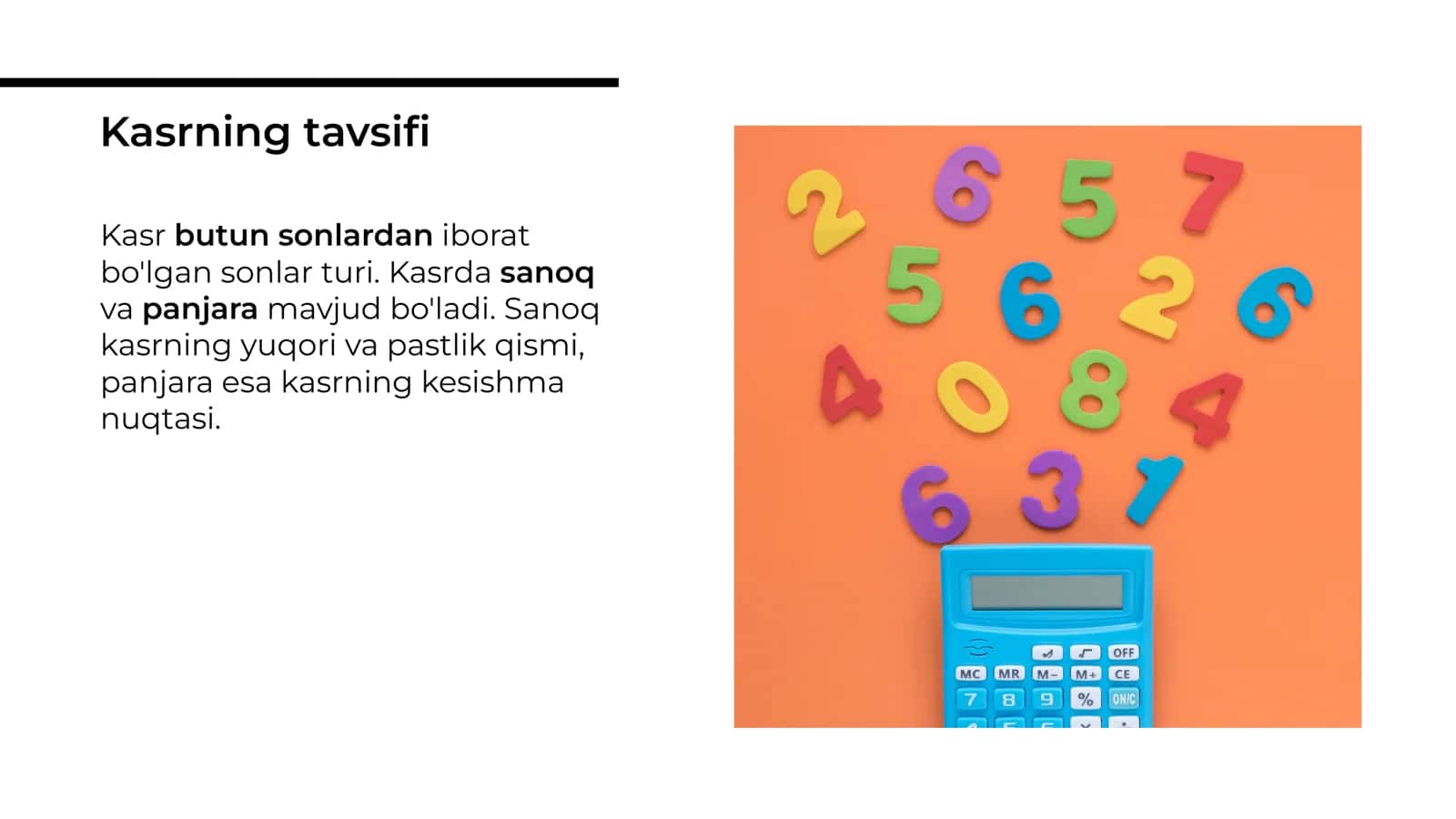 Kasrni to'g'ri kasr 3