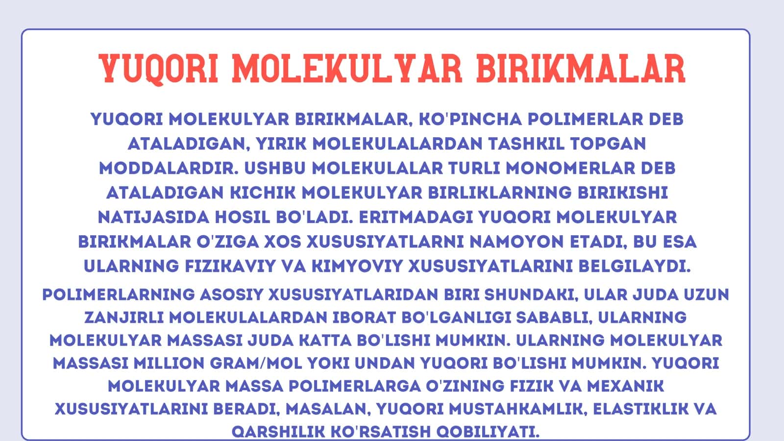 Yuqori Molekulyar Birikmalar Eritmalari 3