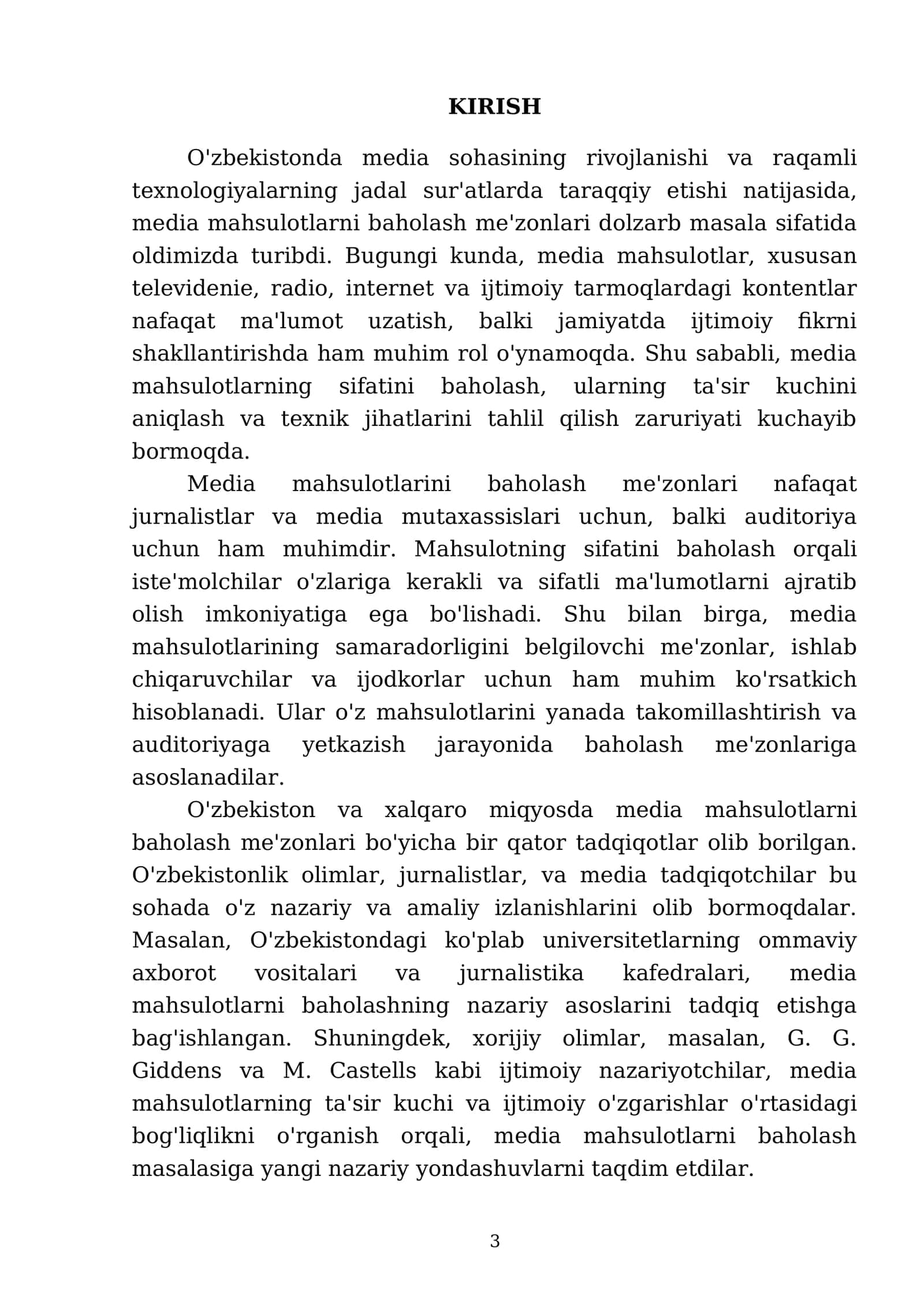 Media mahsulotlarni baholash me'zonlari 3