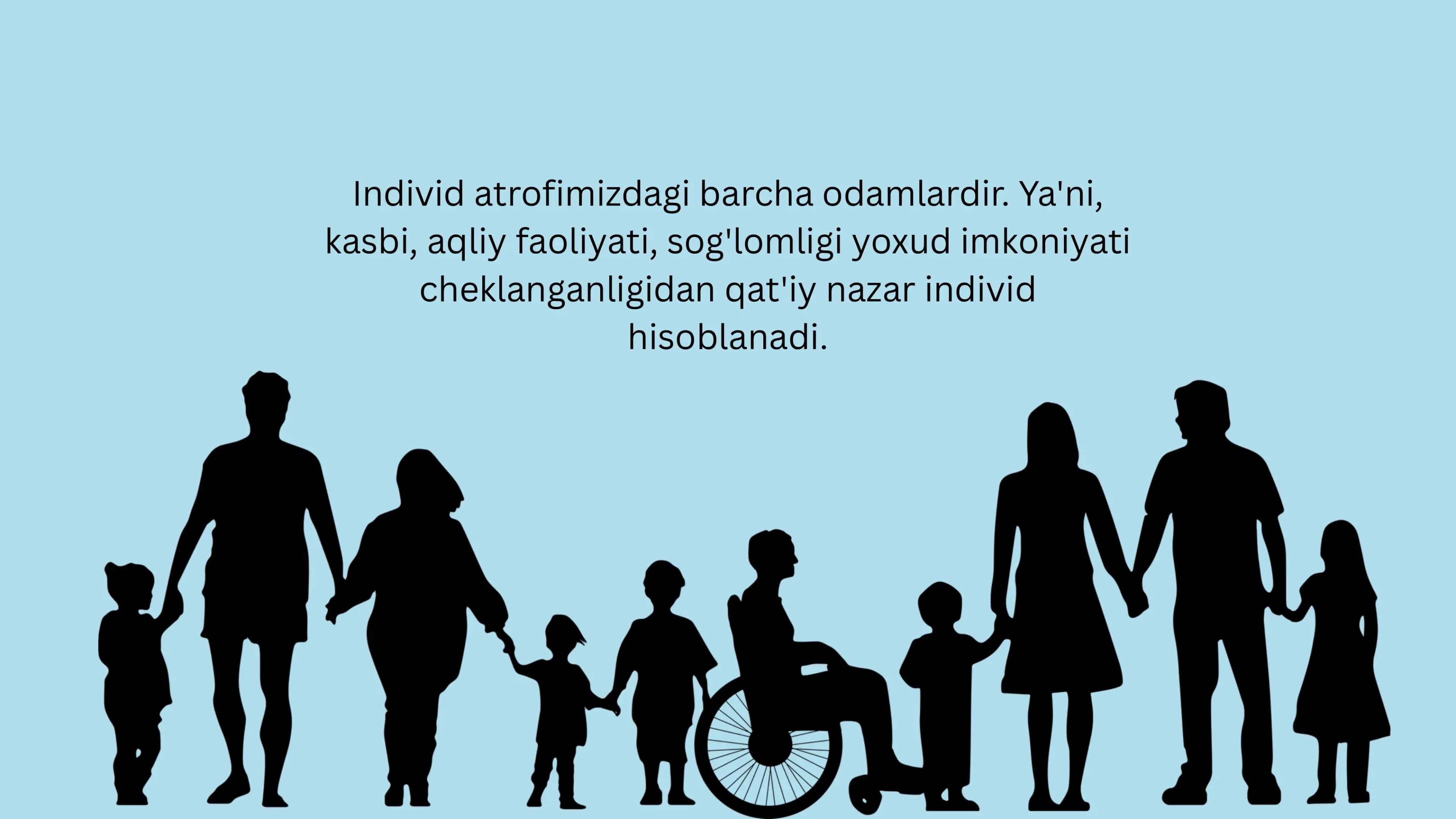 Indivit sifatida inson haqidagi umumiy tasavvurlar 3