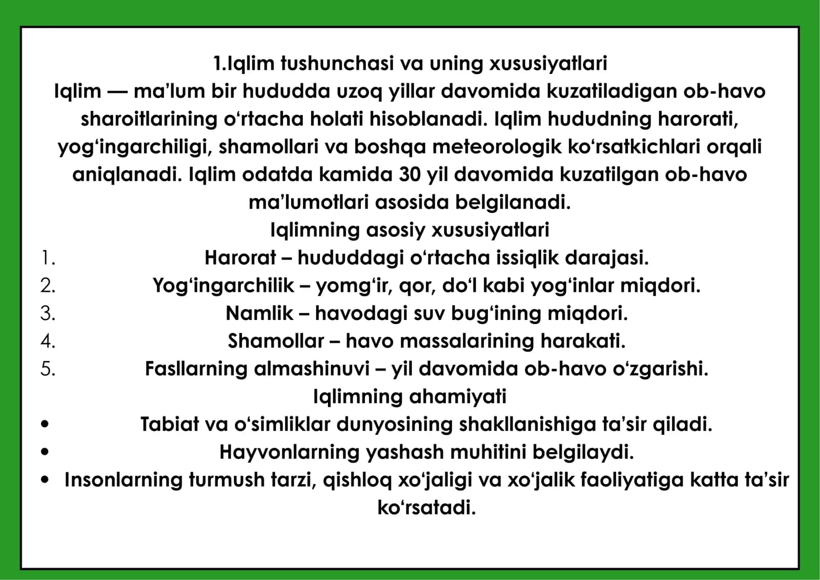 DUNYONING IQLIM MINTAQALARI XARITASI 3