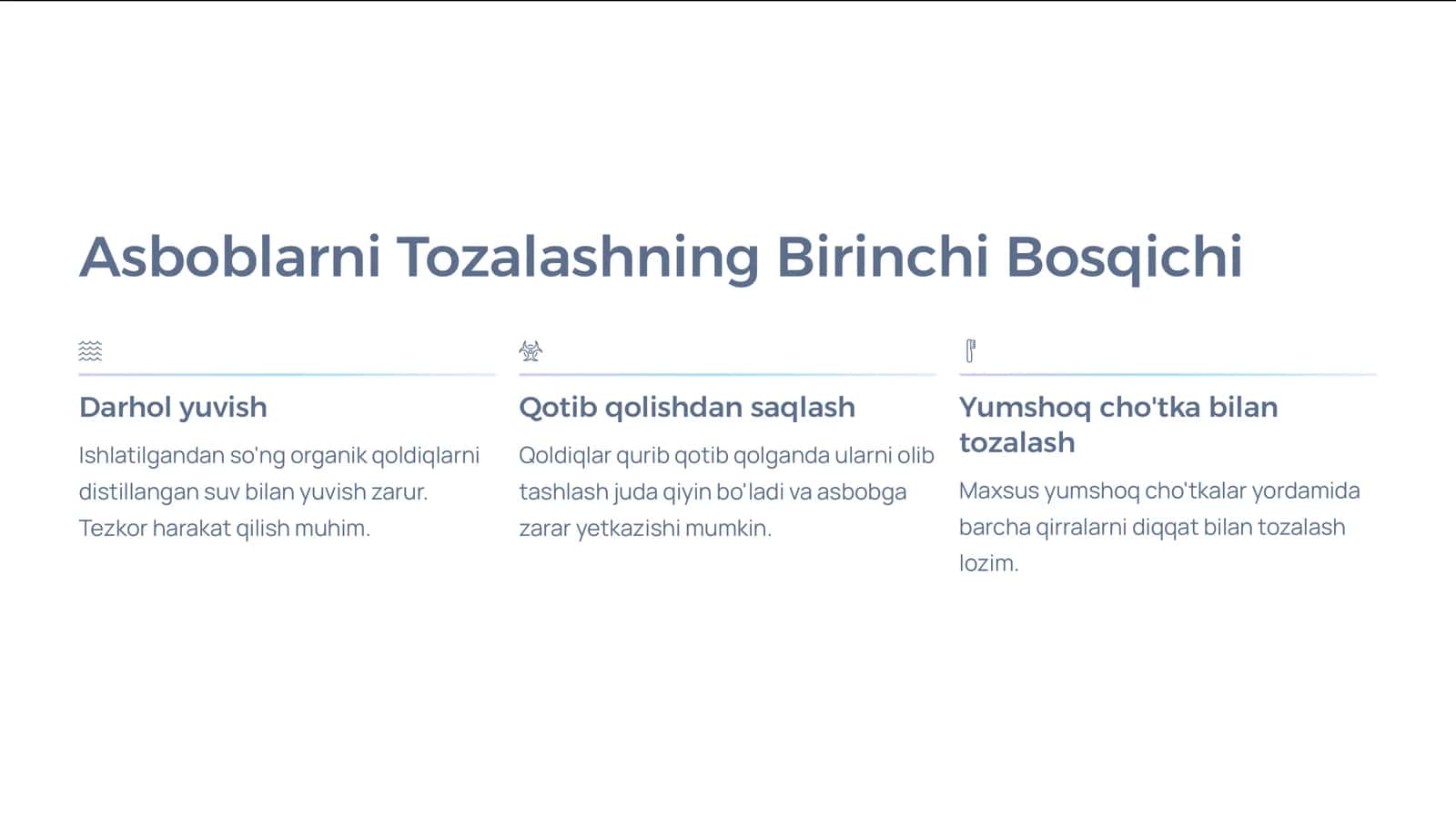 Stomatologiya Asboblarini Parvarish Qilish 3