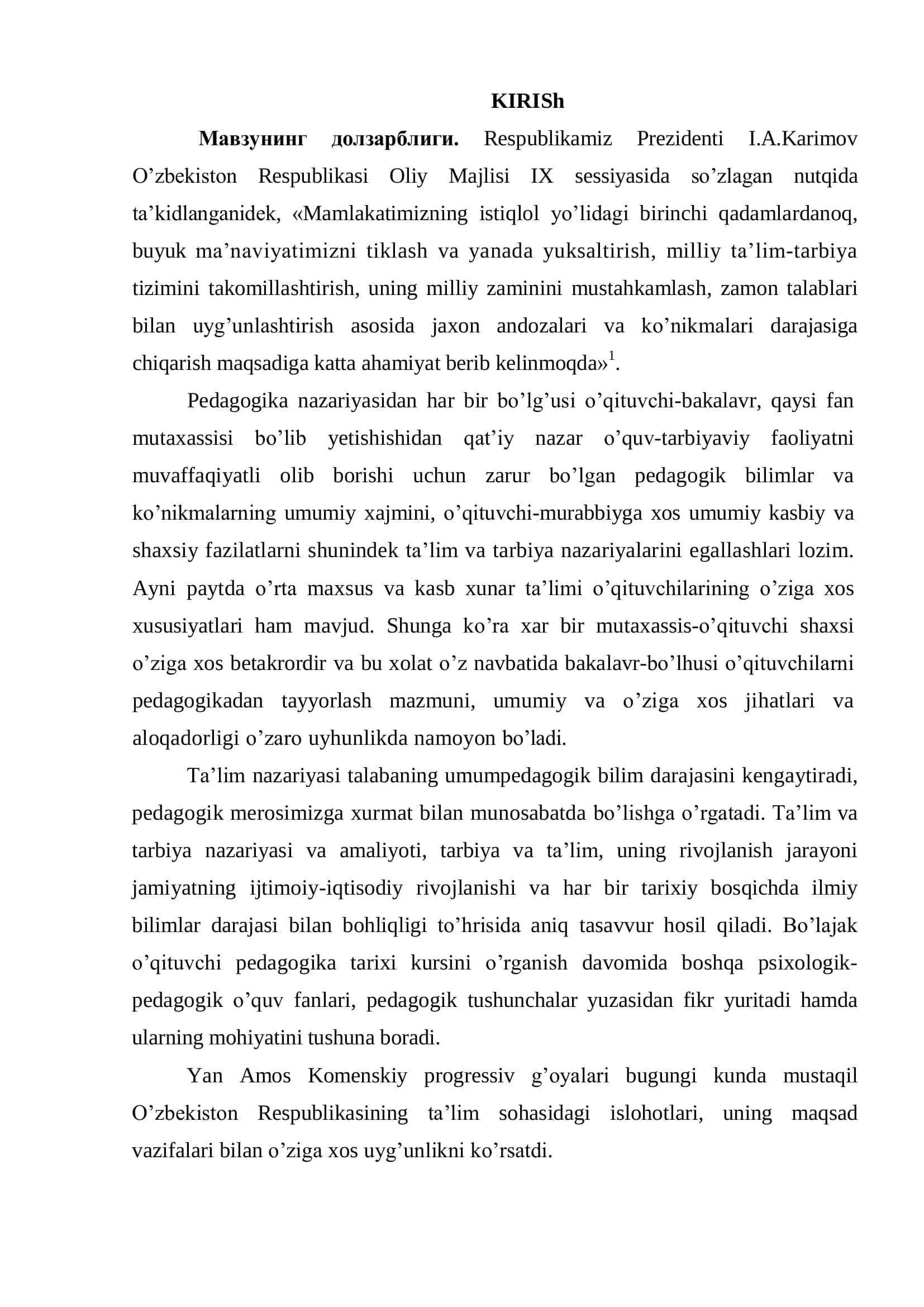 Yan Amos Komenskiyning pedagogik tizimi 3