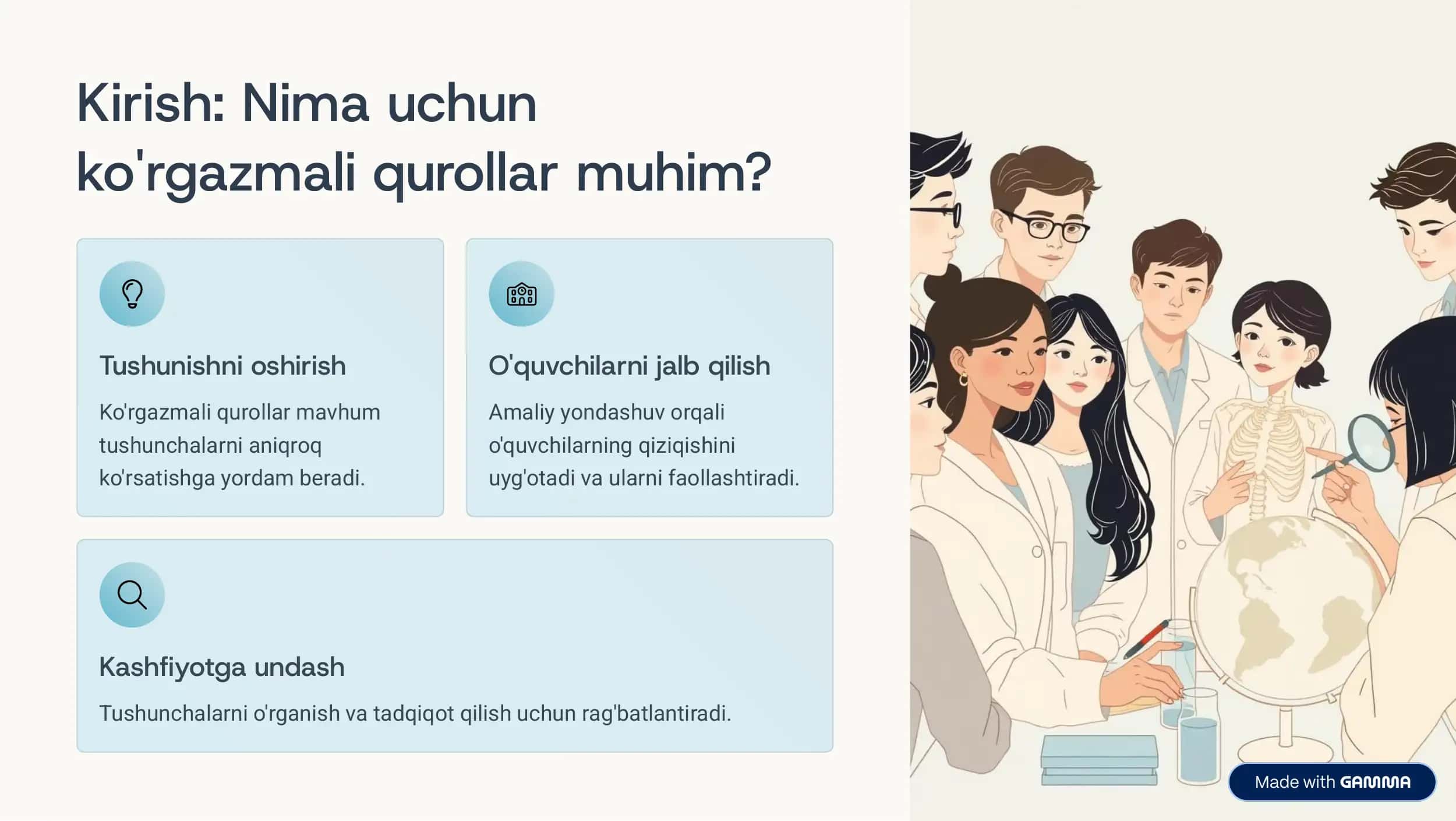 Kimyodan ko'rgazmali qurollar 3