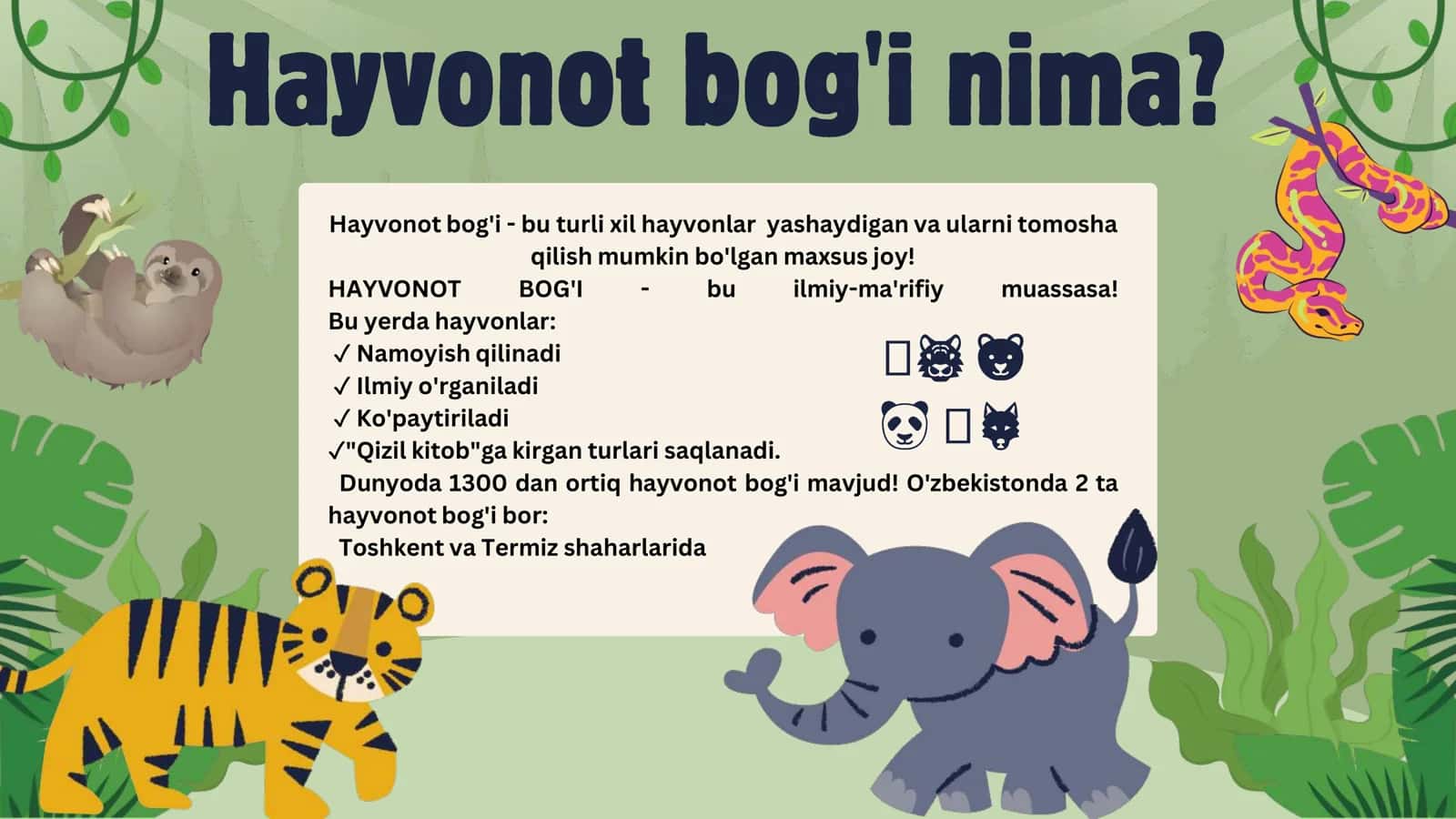 Hayvonot Bog'i 3