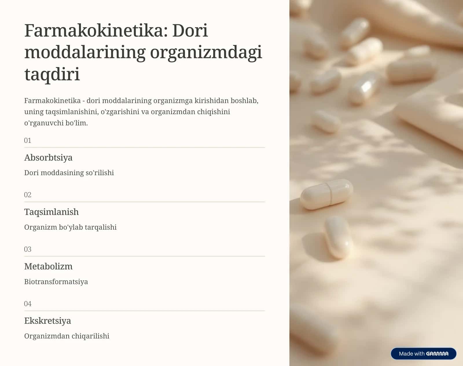 umumiy farmakologiya 3