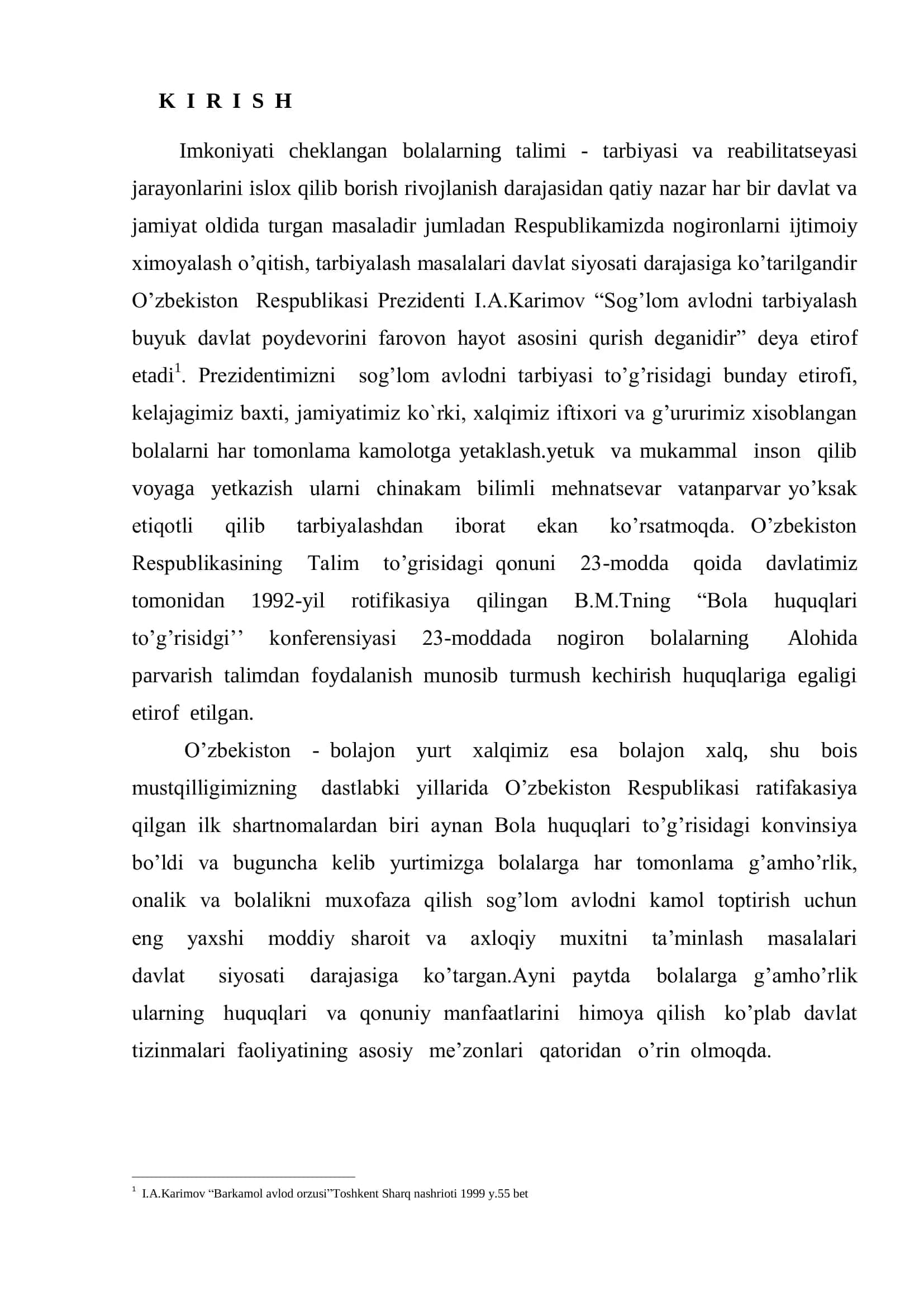 Mexnat ta’limi maxsus metodika kursi 3