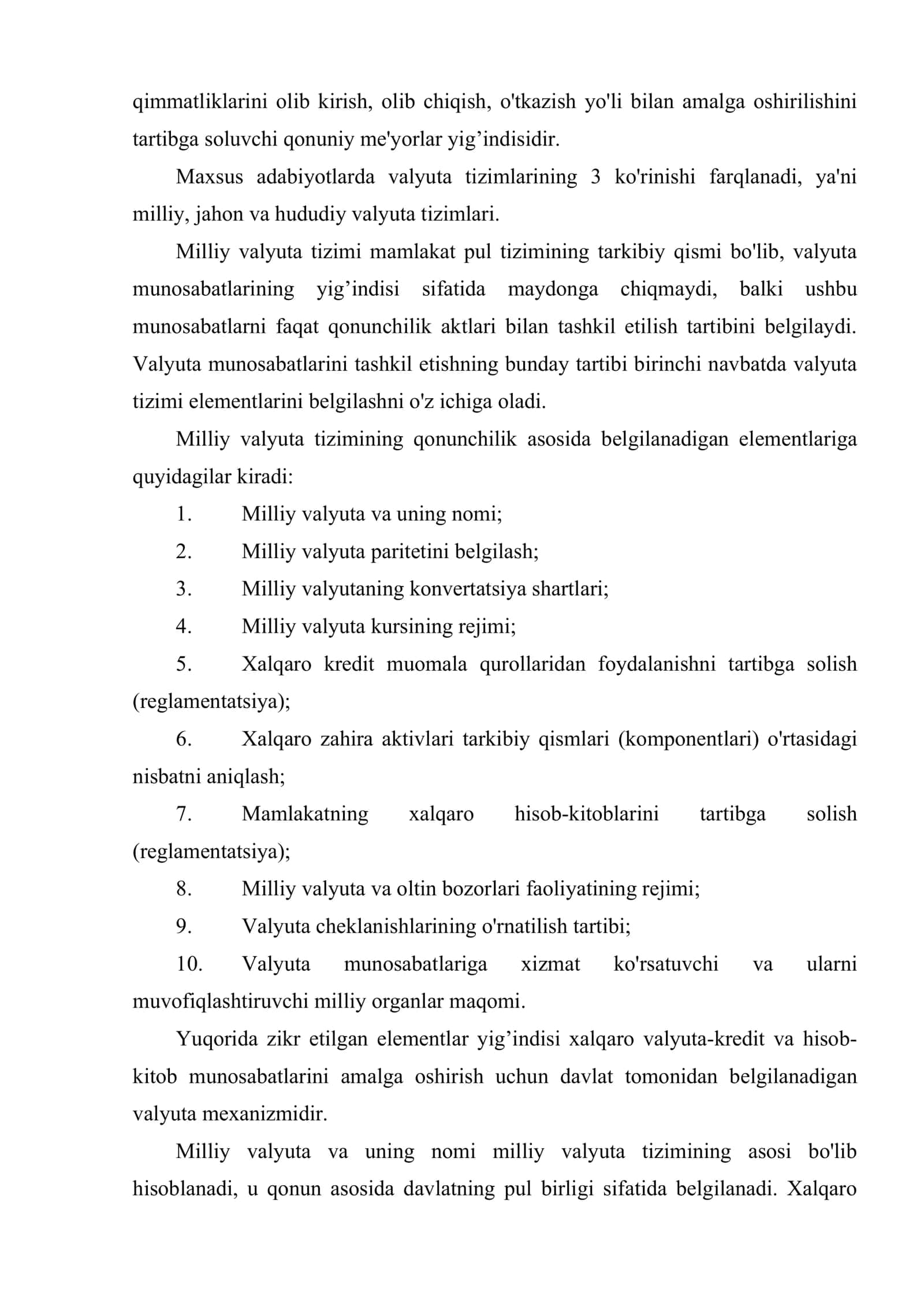Valyuta tizimi 3