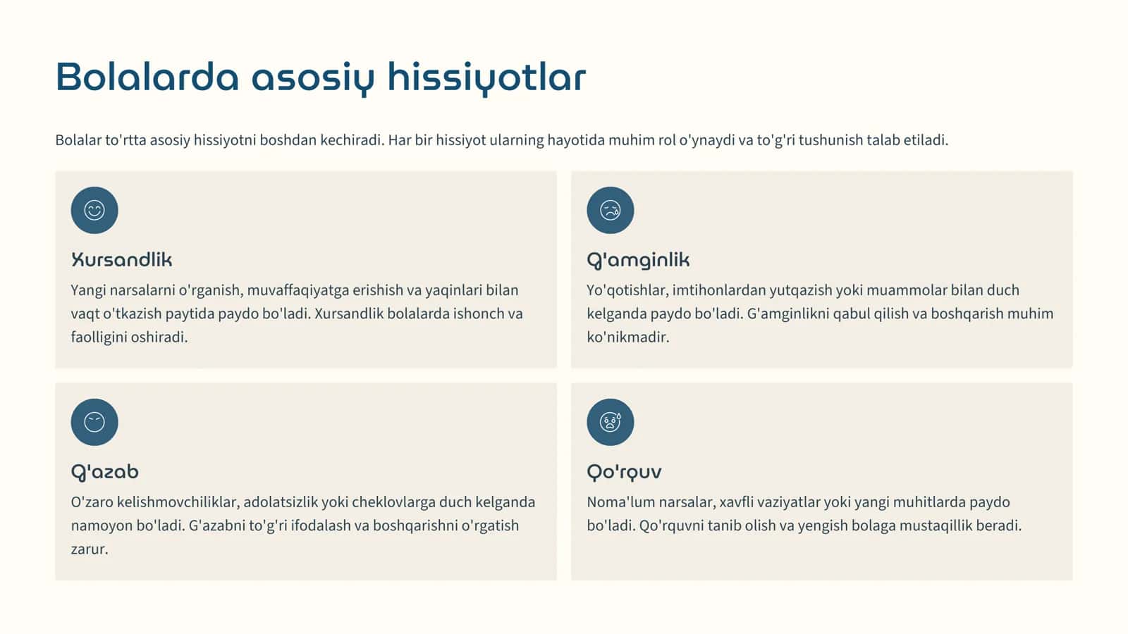Bolalardagi Hissiyotlar 3