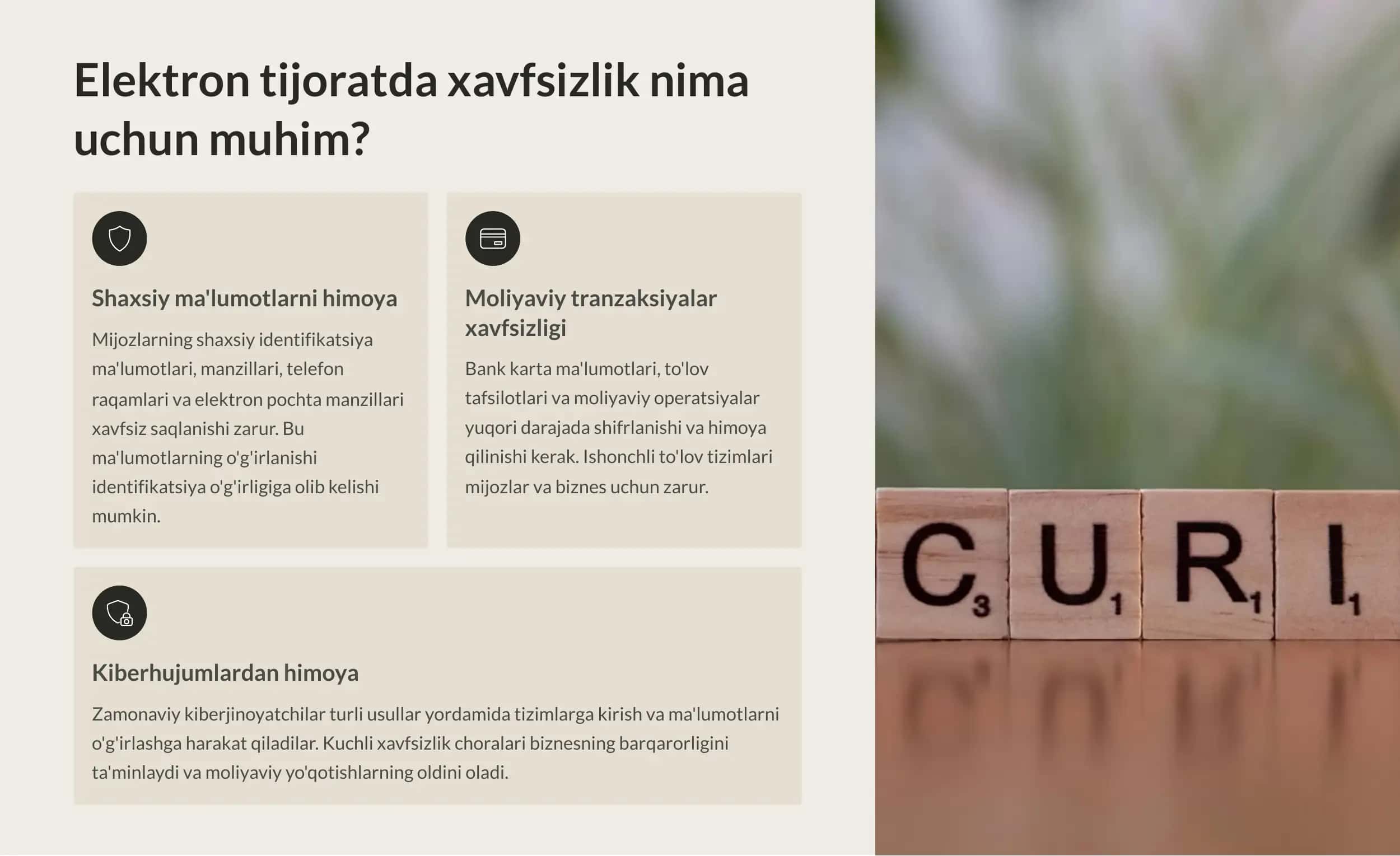Elektron tijoratda ma'lumotlar xavfsizligini ta'minlash 3