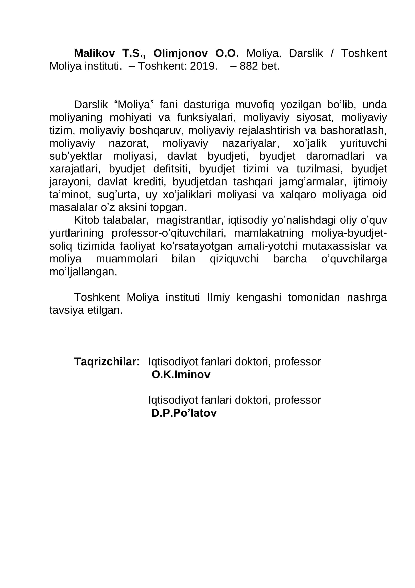Moliya 3