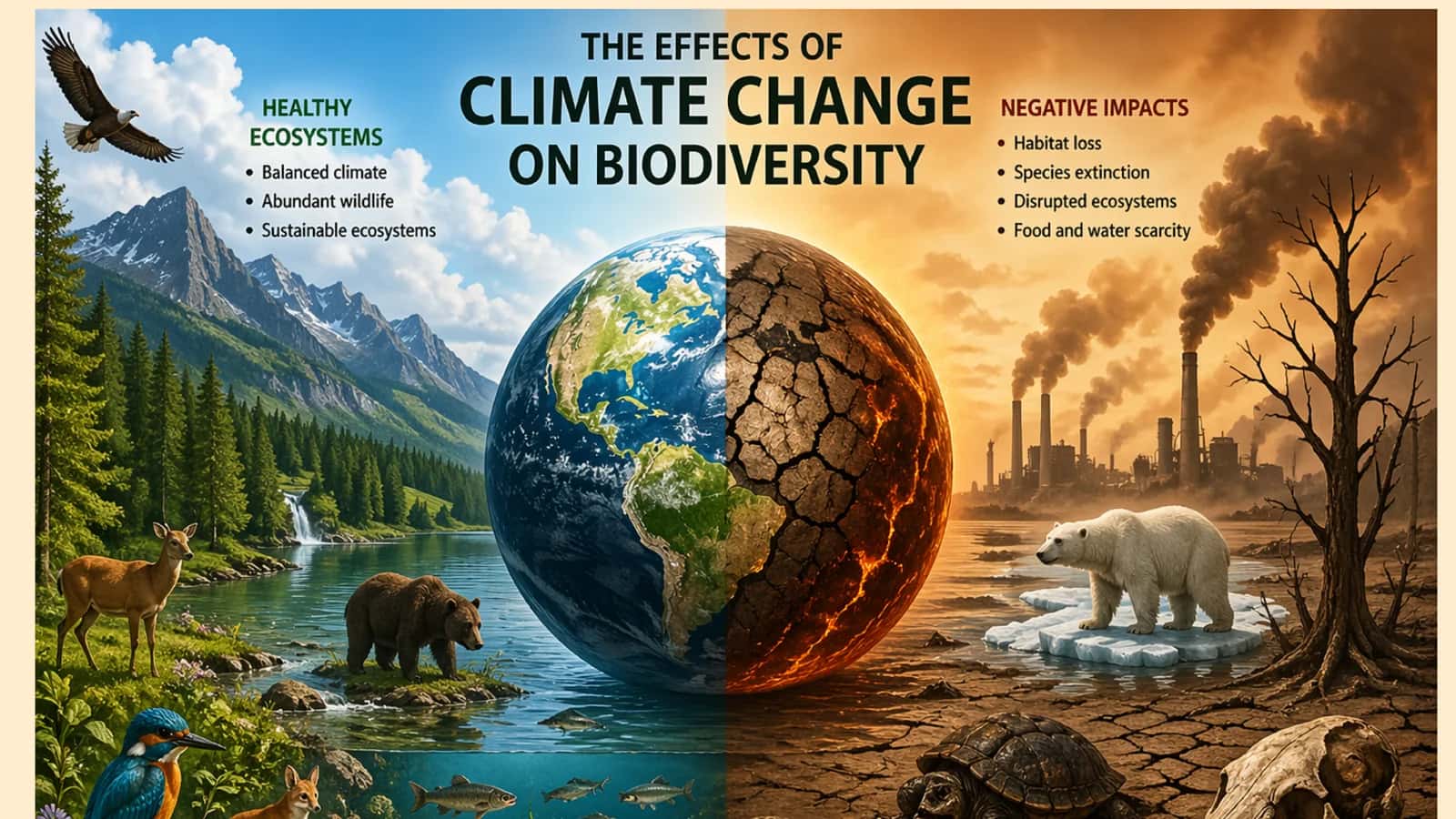 THE EFFECTS OF CLIMATE CHANGE ON BIODIVERCITY 3