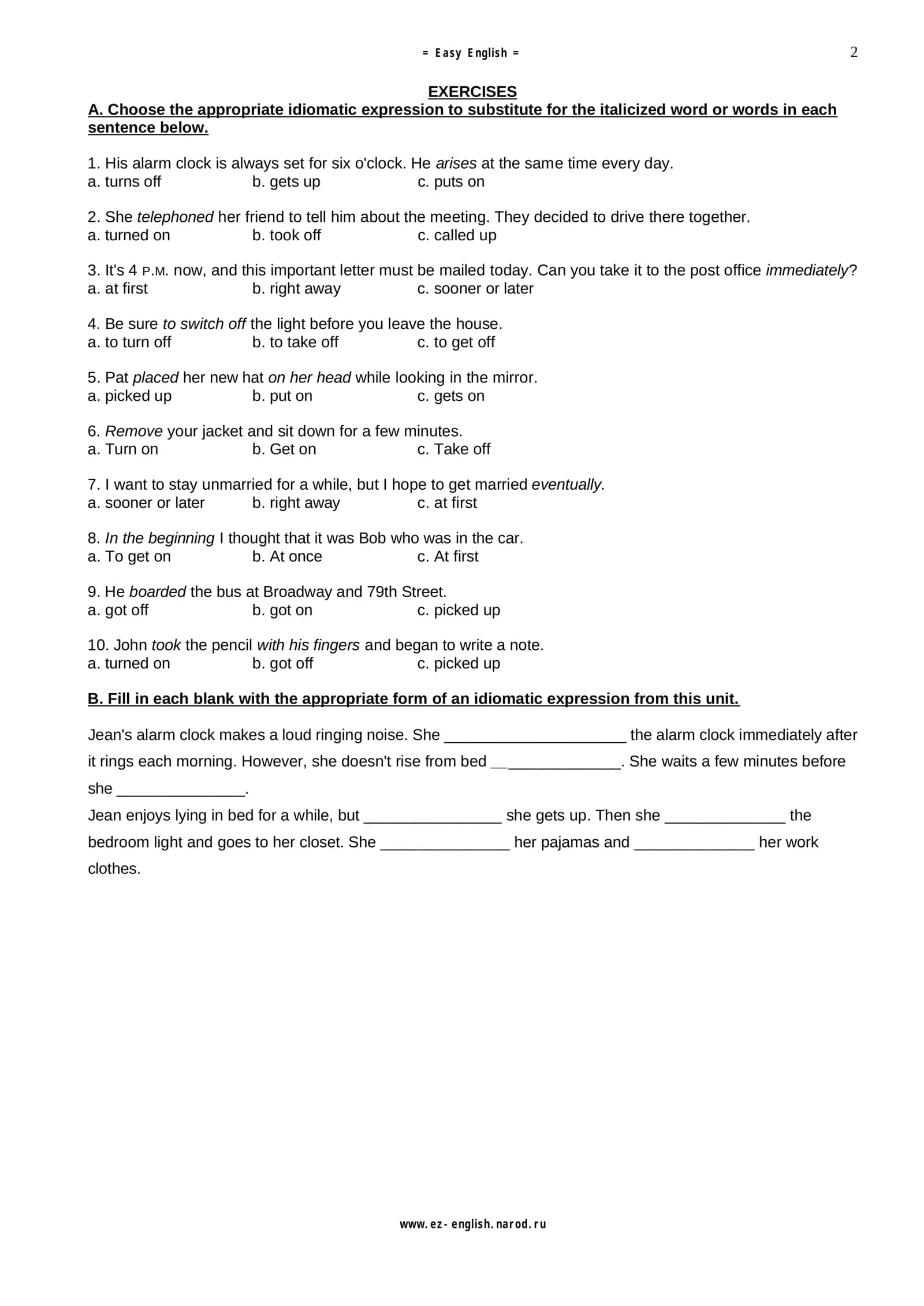 ESSENTIAL IDIOMS IN ENGLISH kitob pdf (elementary) 3