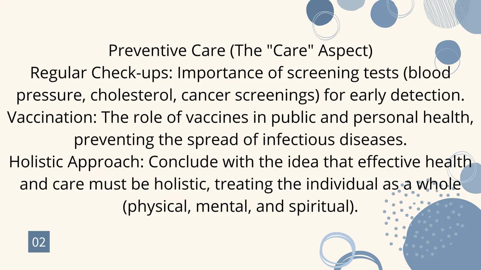 Health and Care 3