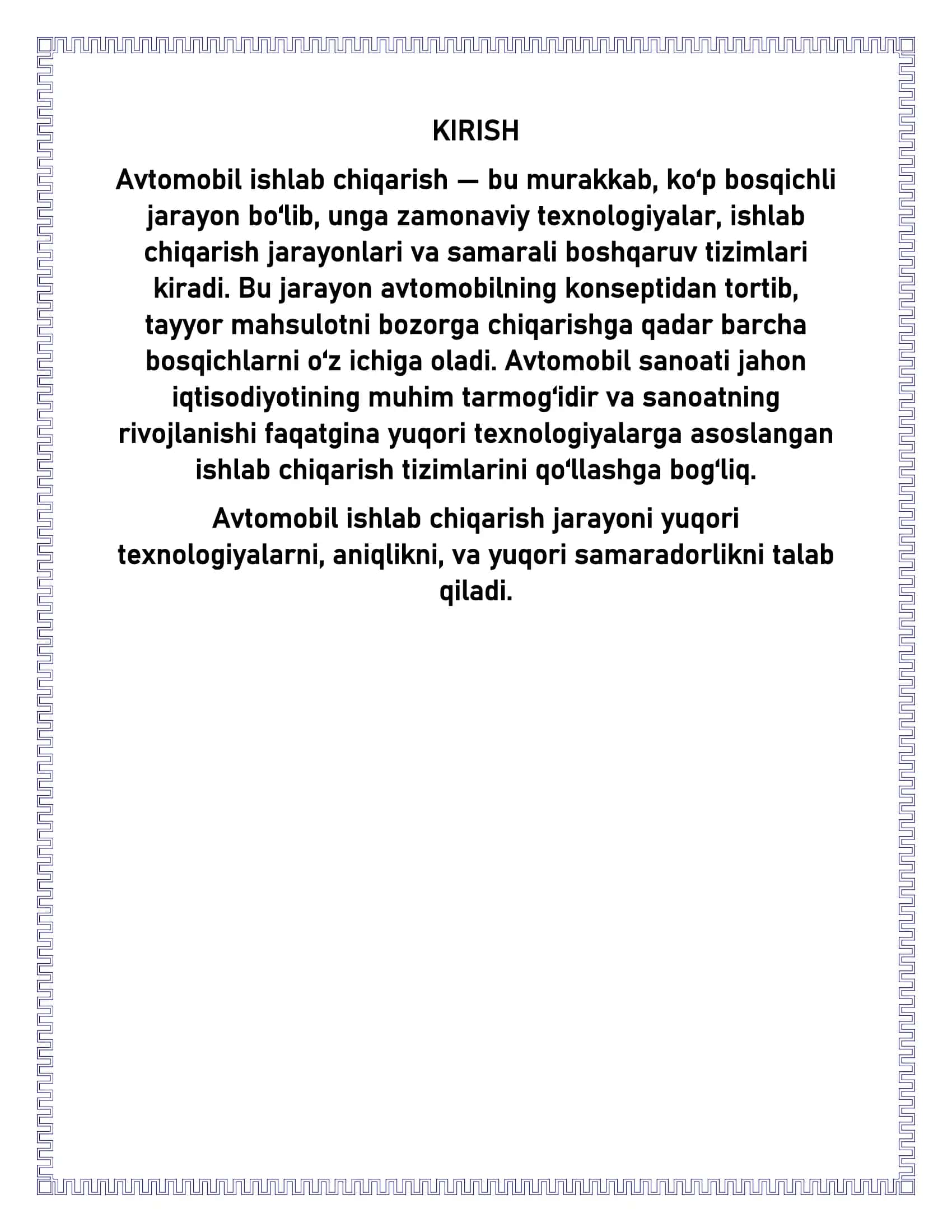 Avtomobil ishlab chiqarish jarayoni 3