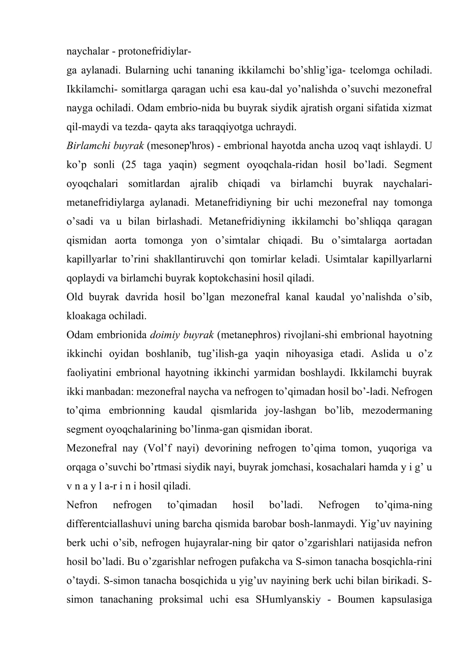Siydik ajratuv sistemasi 3