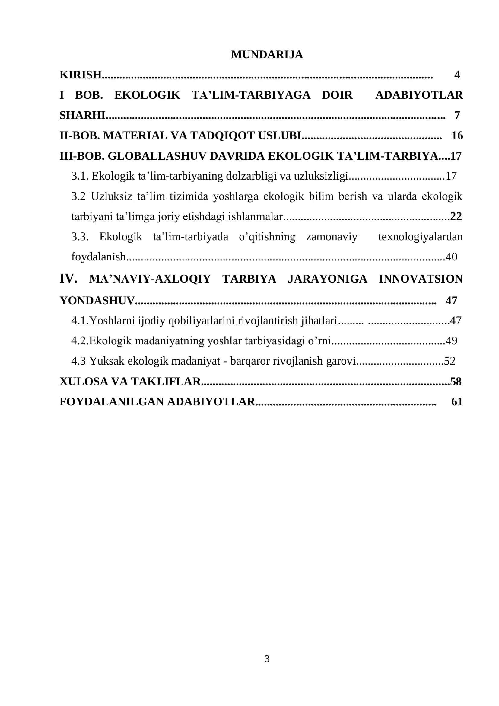 EKOLOGIK TA’LIM-TARBIYA 3
