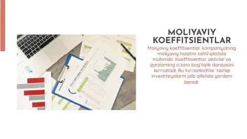 MOLIYAVIY KOEFFITSIENTLAR 3