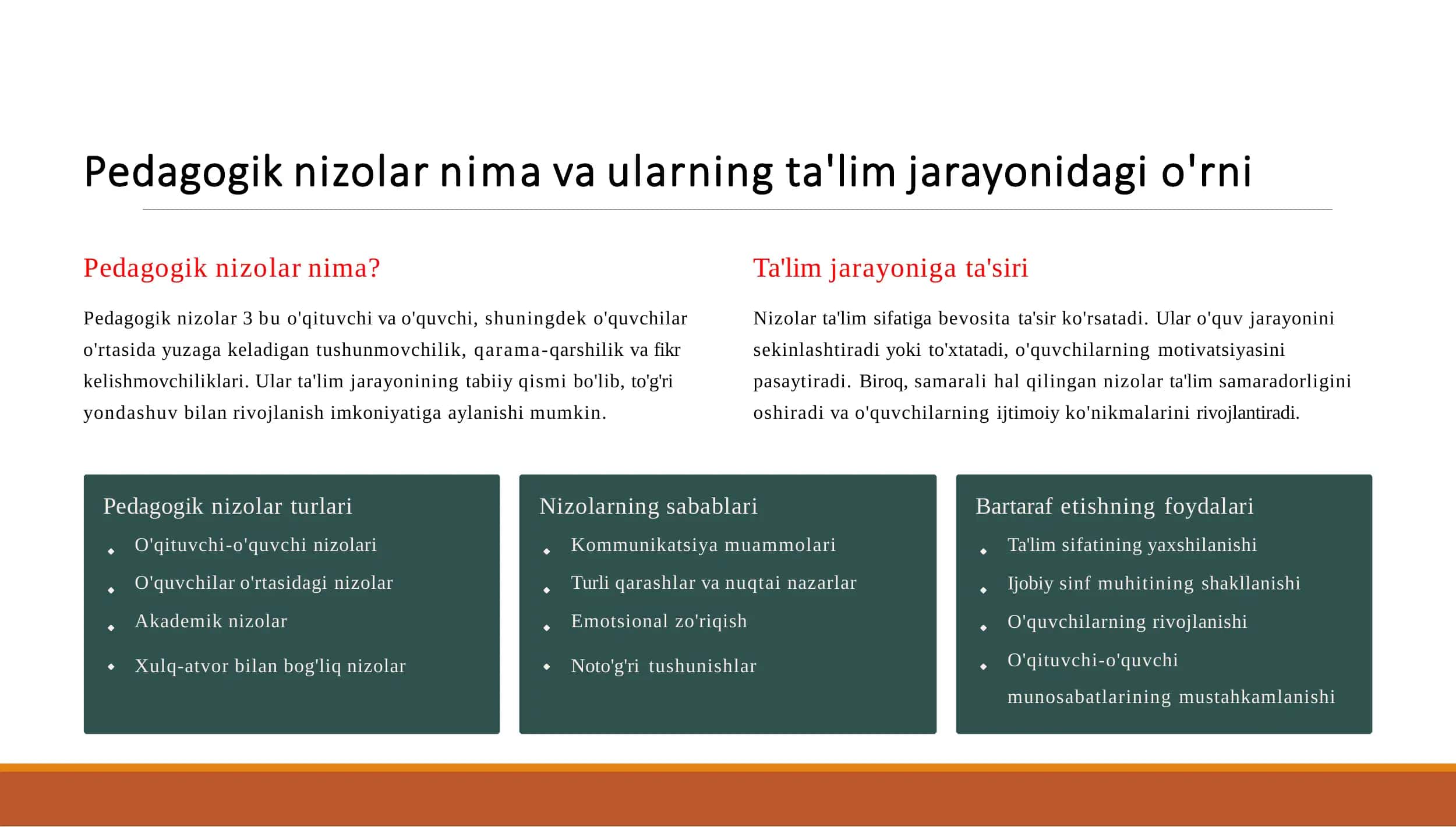 Pedagogik Nizolarni Bartaraf Etish Texnologiyasi 3