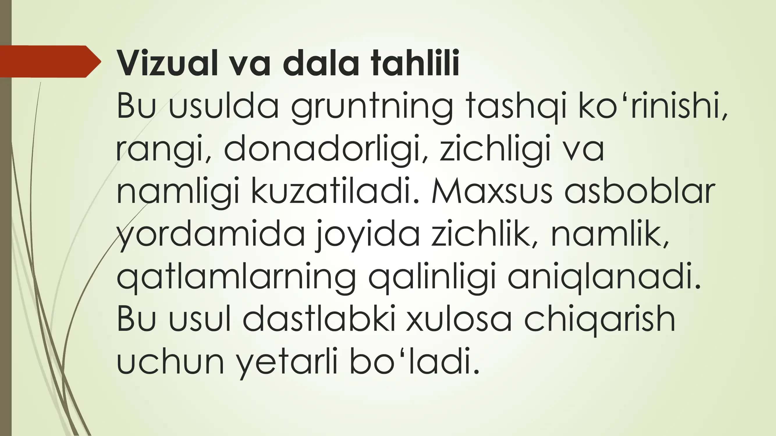 Aerodromlar gruntlarni tahlil qilish usullari 3