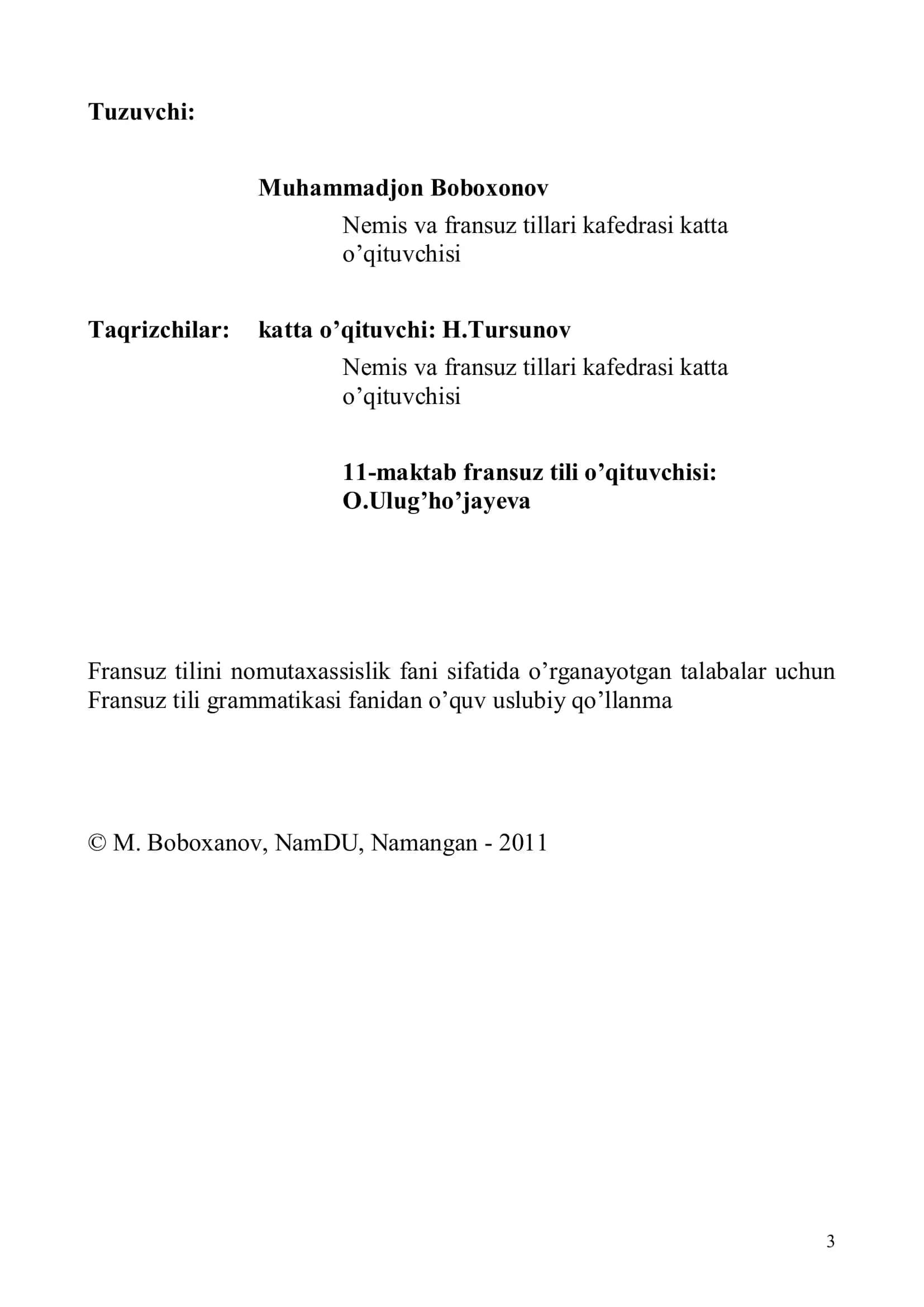 Fransuz tilidagi predloglarninig hususiyatlari 3