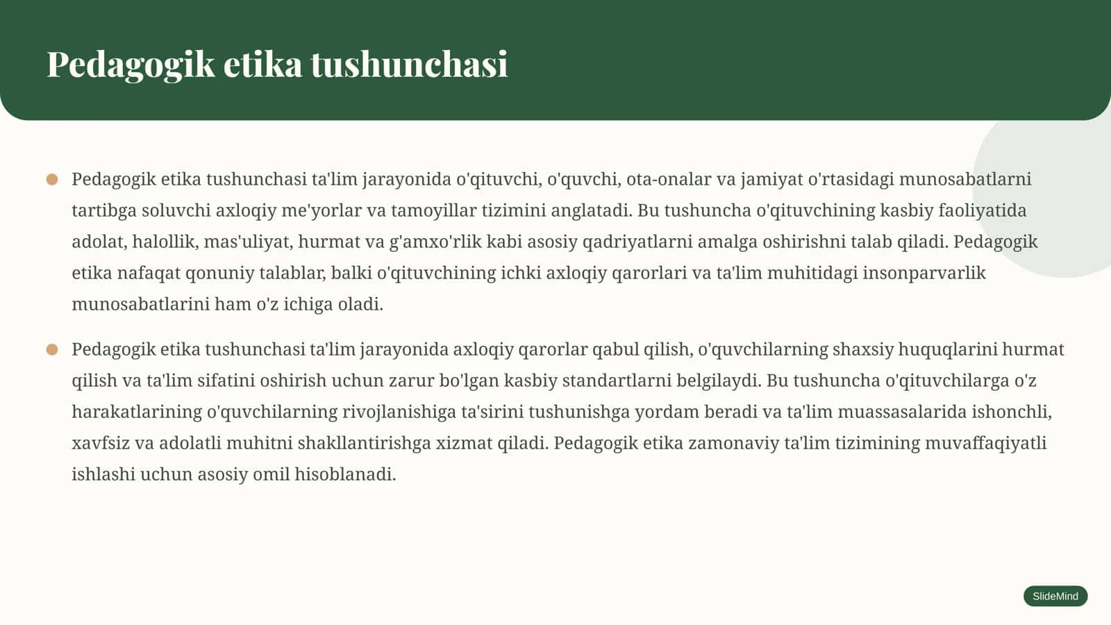Pedagogik etika 3