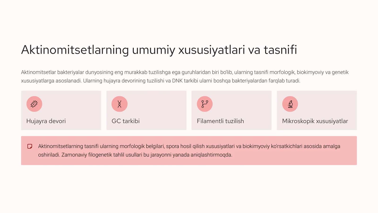 Aktinomitsetlar va ularga yaqin mikroorganizmlar 3