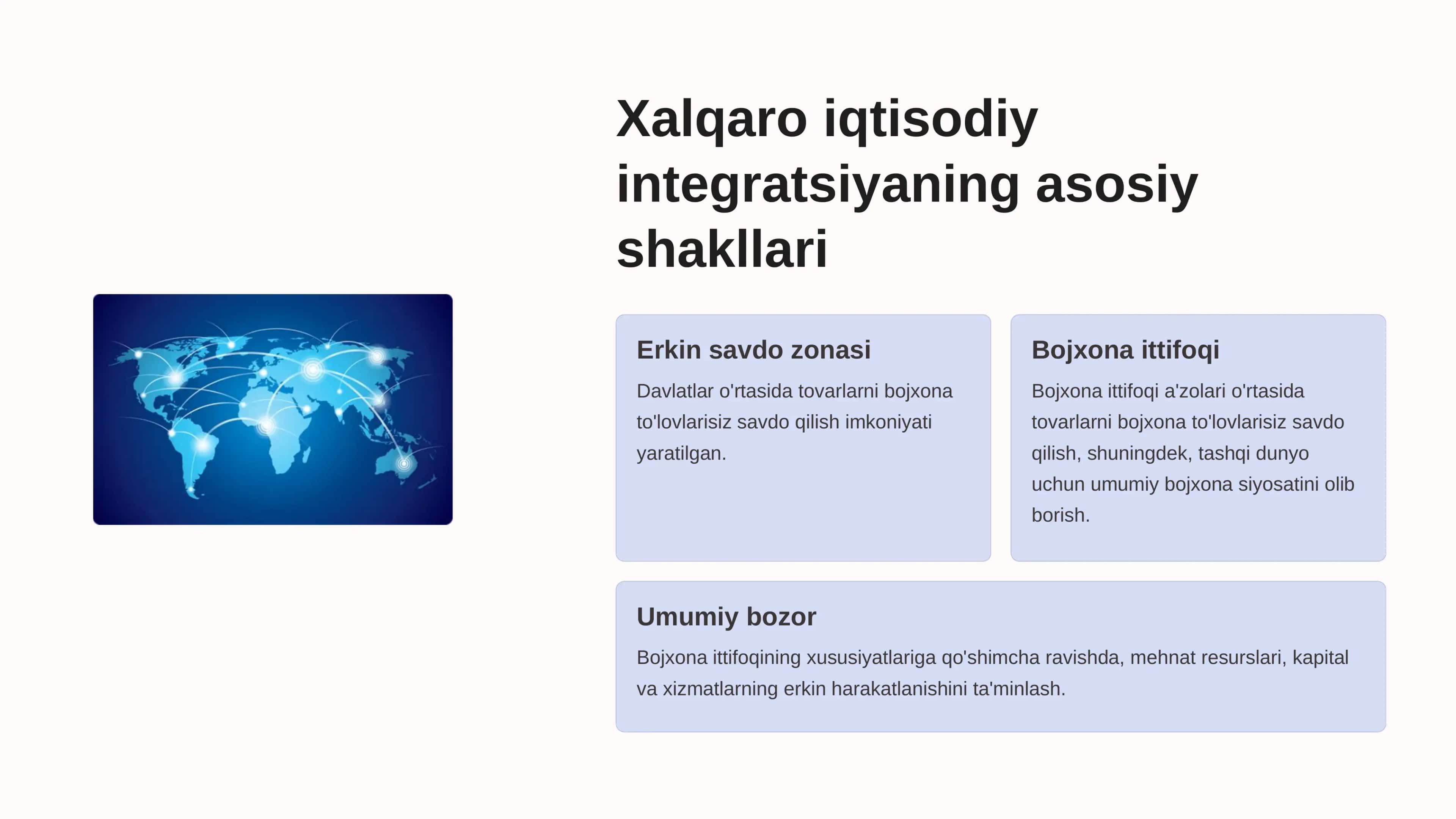 Xalqaro iqtisodiy integratsiya 3