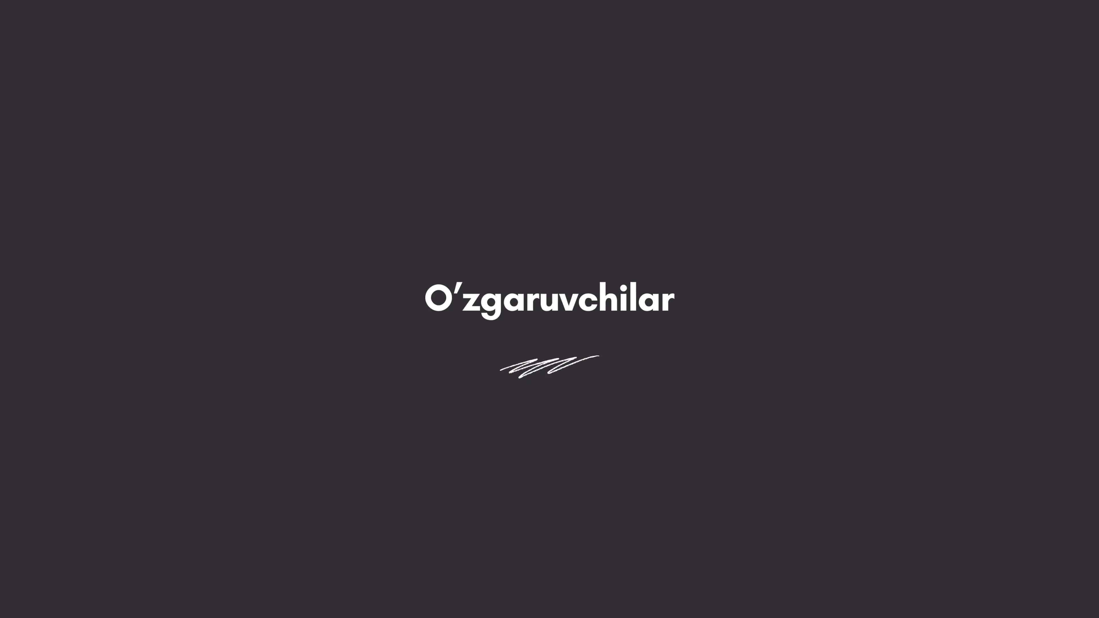 Python O'zgaruvchilar haqida darslik 3