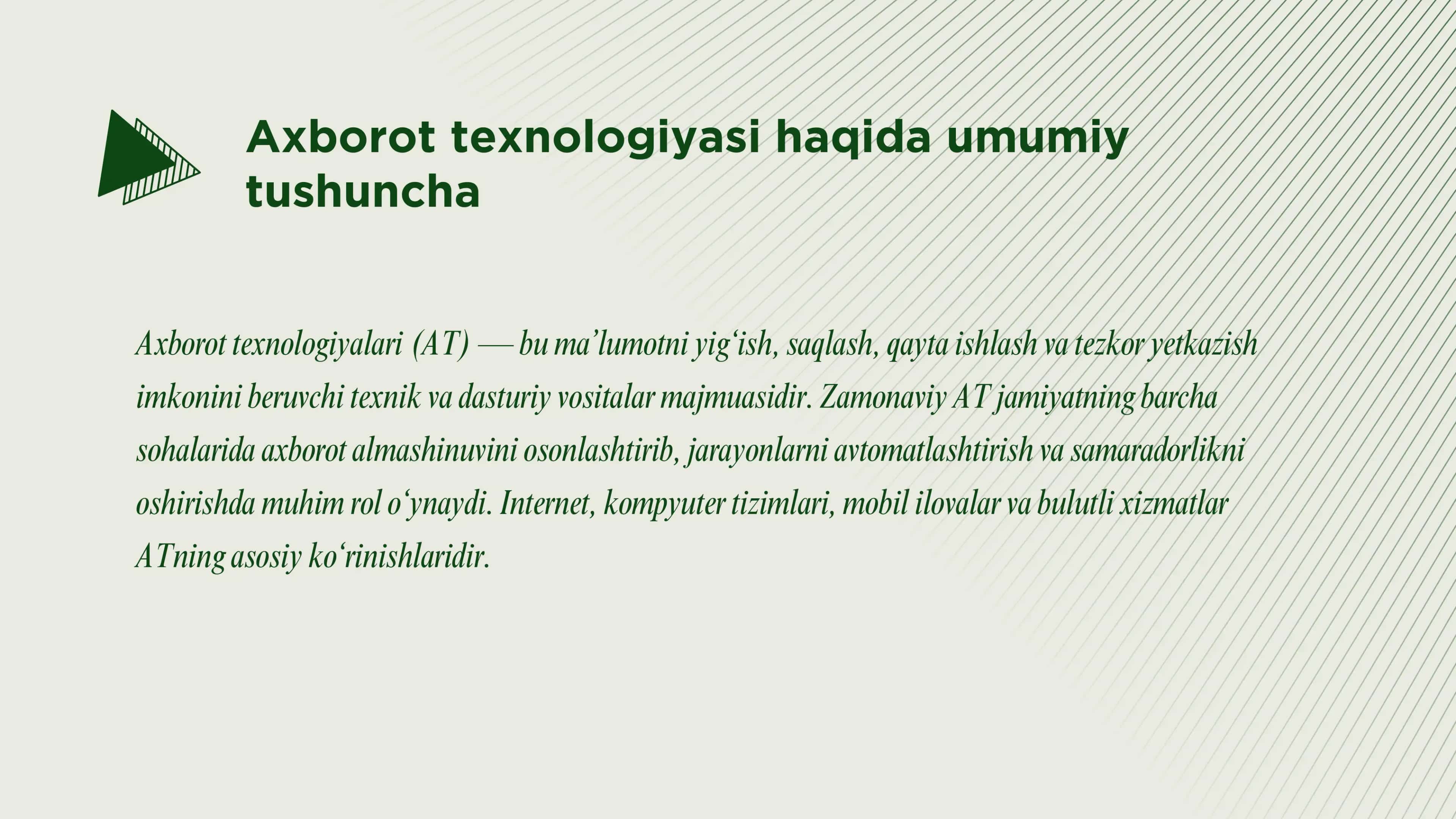 Axborot texnologiyasi 3