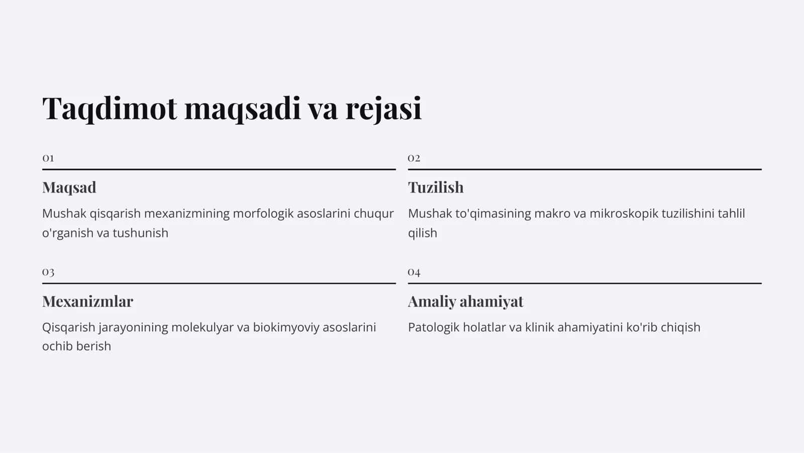 Mushak  qisqarish mеxanizmining morfologik asoslari 3