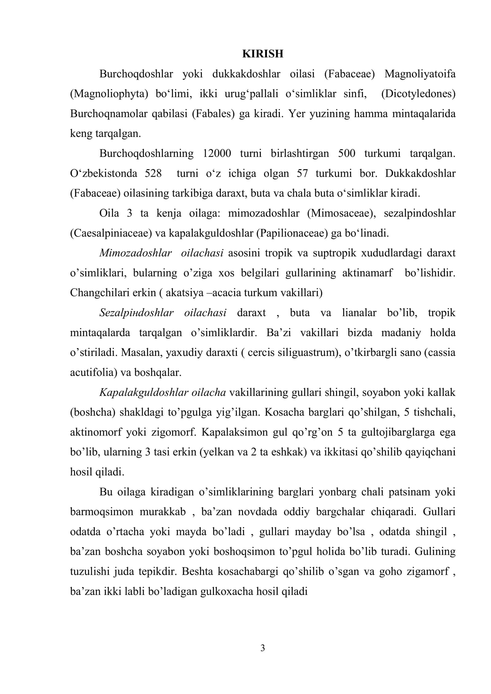 Burchoqdoshlar Oilasi Kurs ishi 3