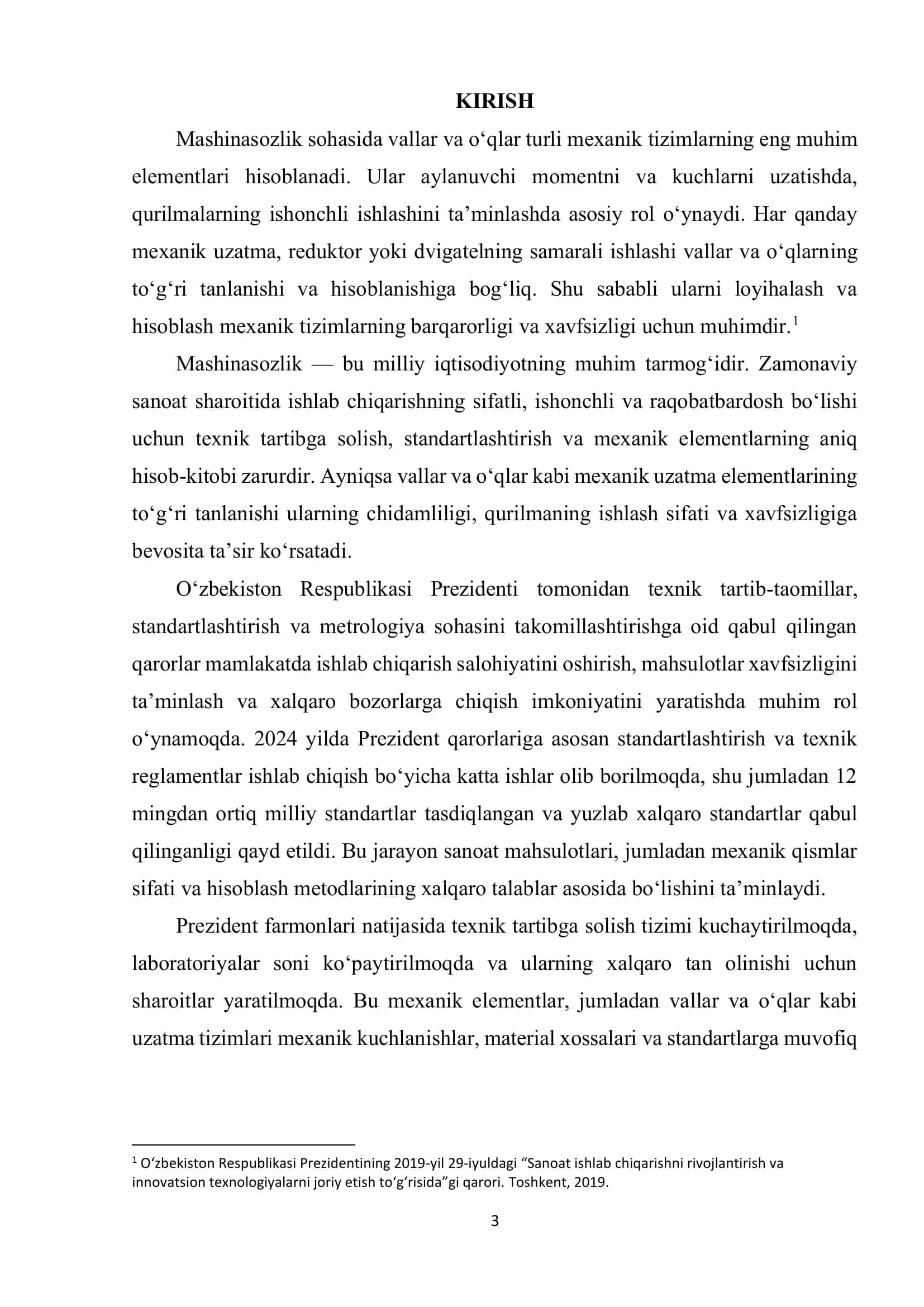 Vallar va oʻqlarni hisoblash tartibi 3