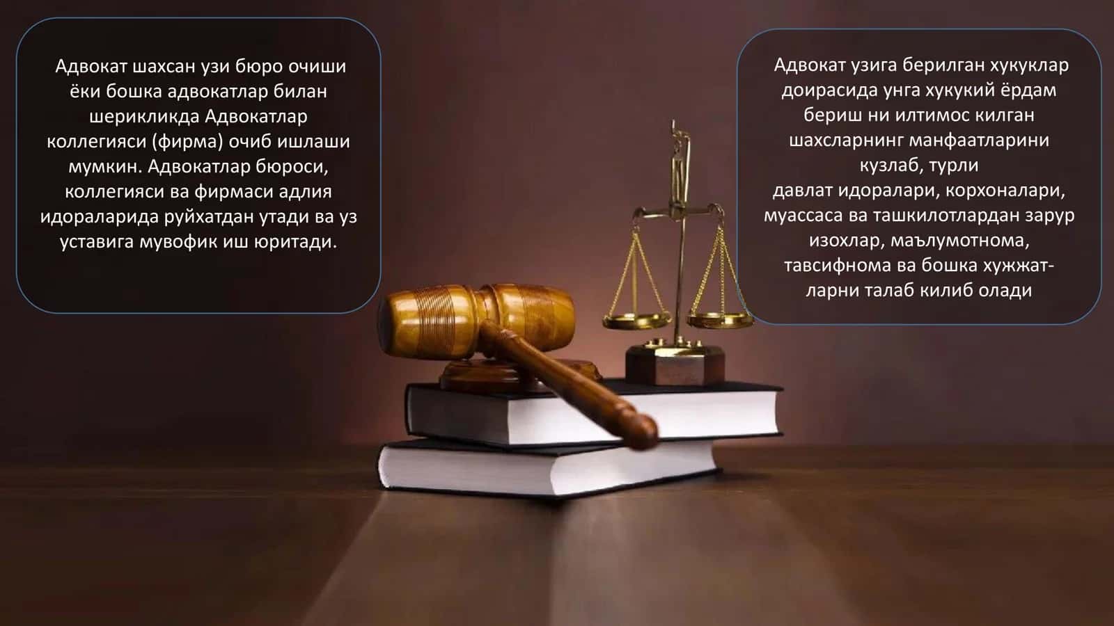 АДВОКАТ ВА АДВОКАТУРА ФАОЛИЯТИ 3