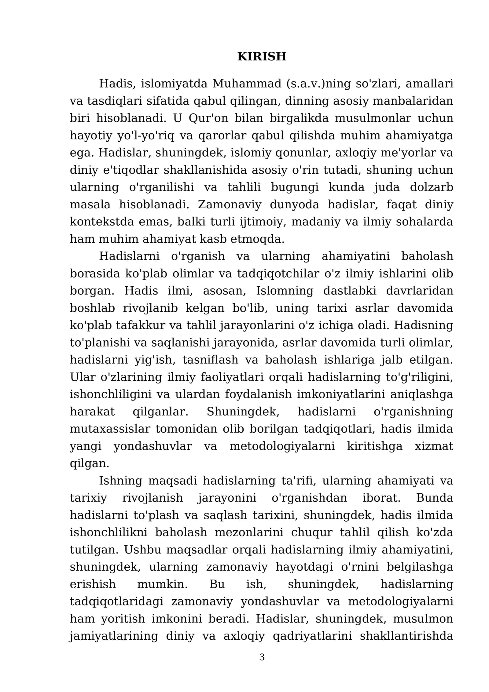 Hadis 3
