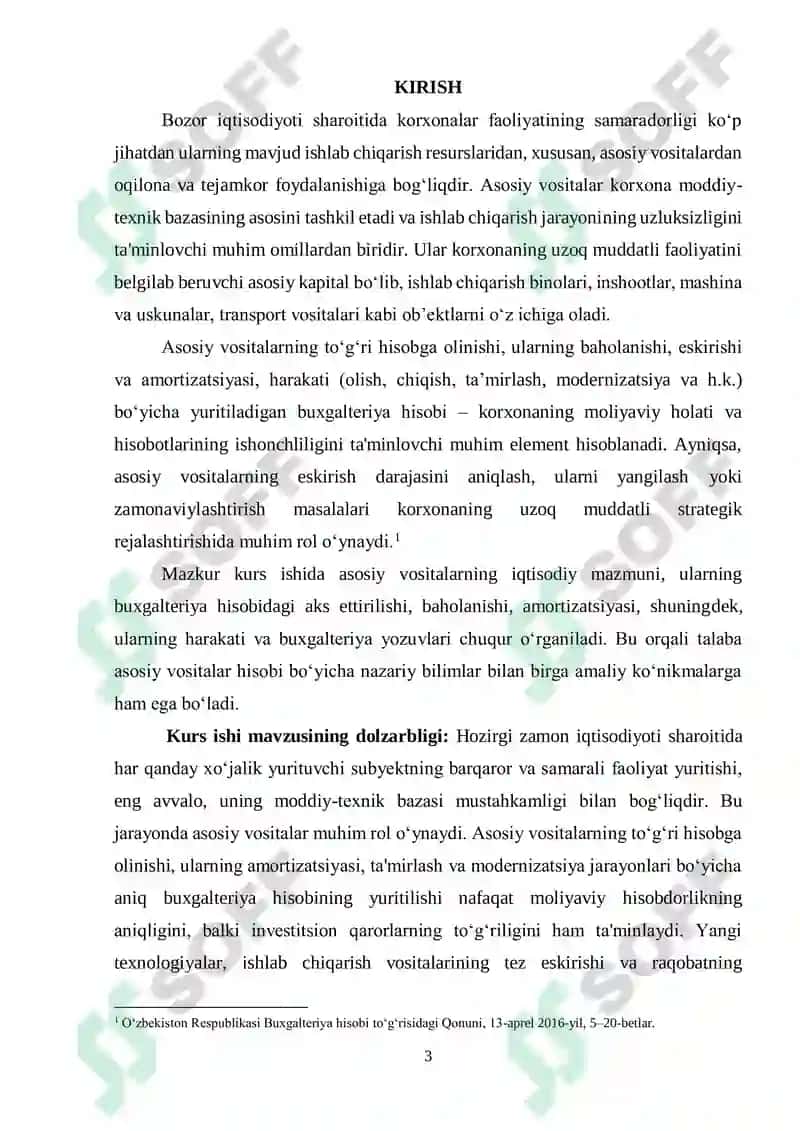 Asosiy vositalari hisobi 3