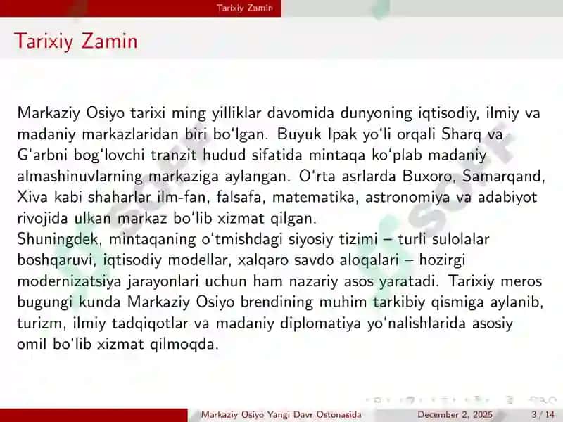 Markaziy Osiyo 3