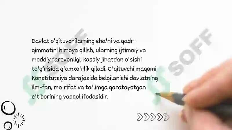 Ta'lim tashkilotlari pedagogik xodimlarining huquqiy maqomi 3