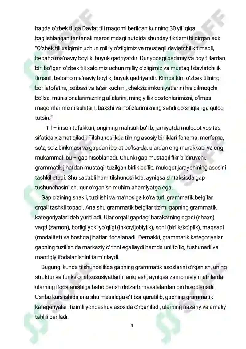 Gapning grammatik kategoriyalar 3